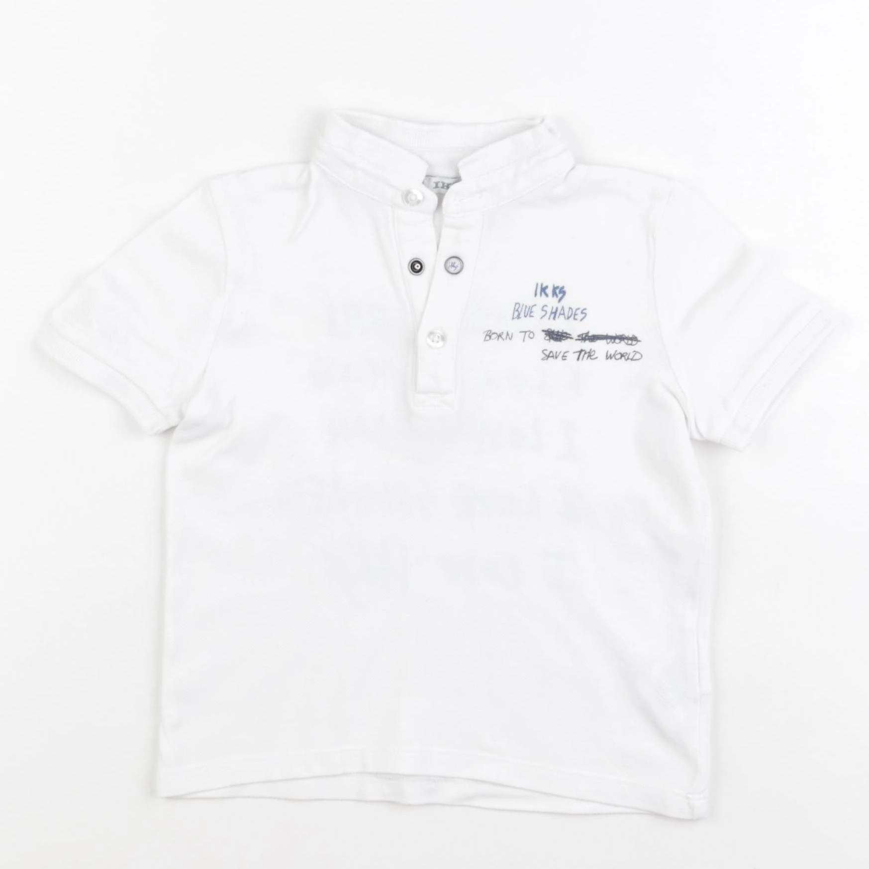 IKKS - polo imprimé au dos blanc - 2 ans