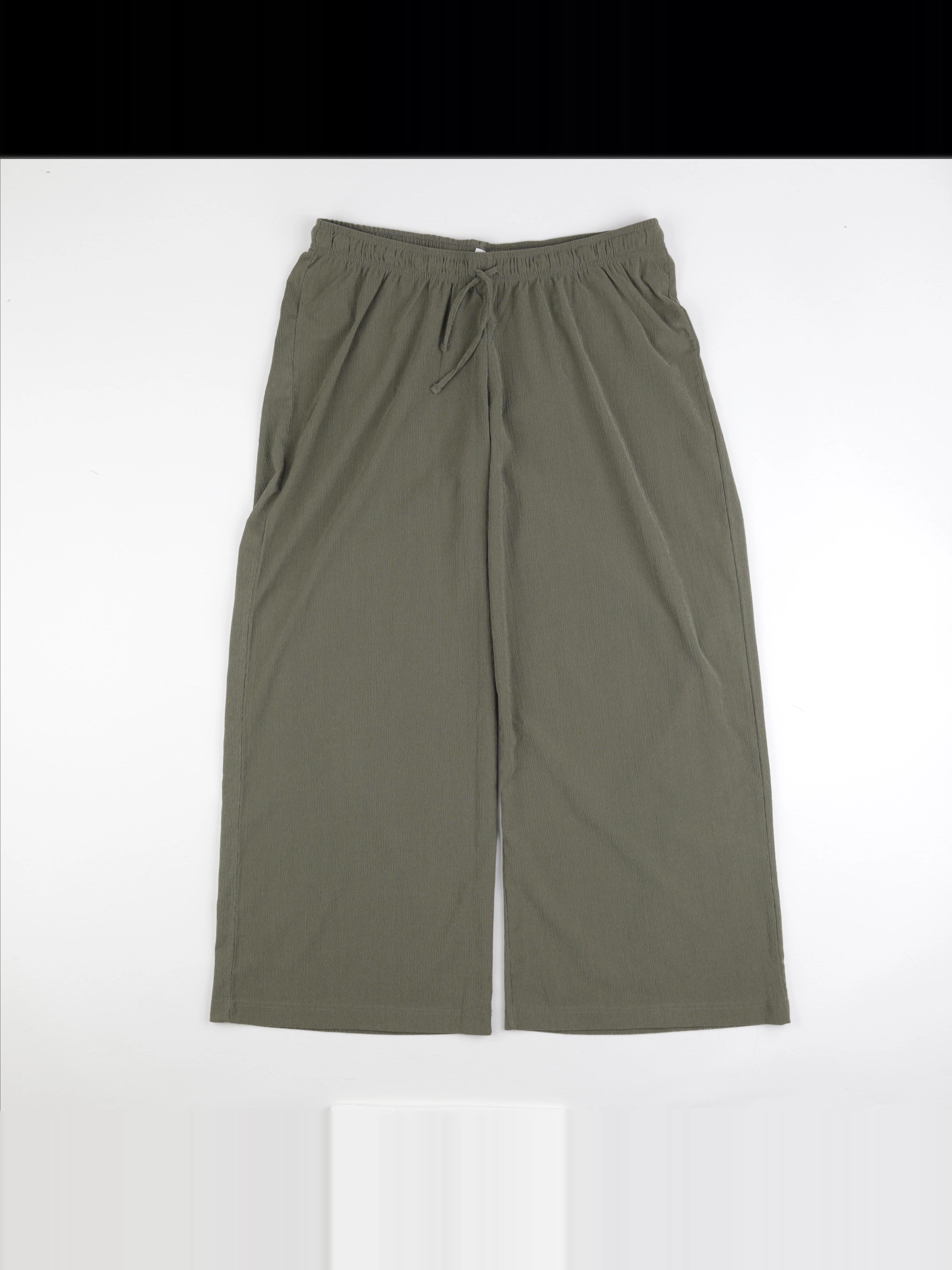 H&M - pantalon grossesse vert - l