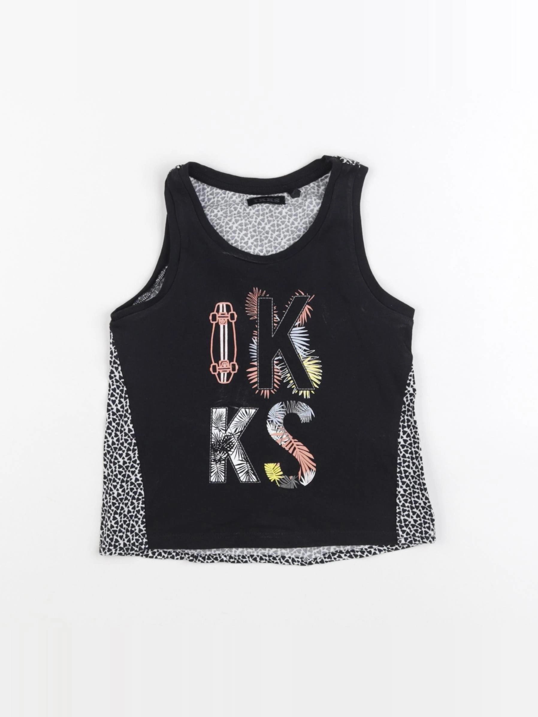 IKKS - débardeur noir - 4 ans