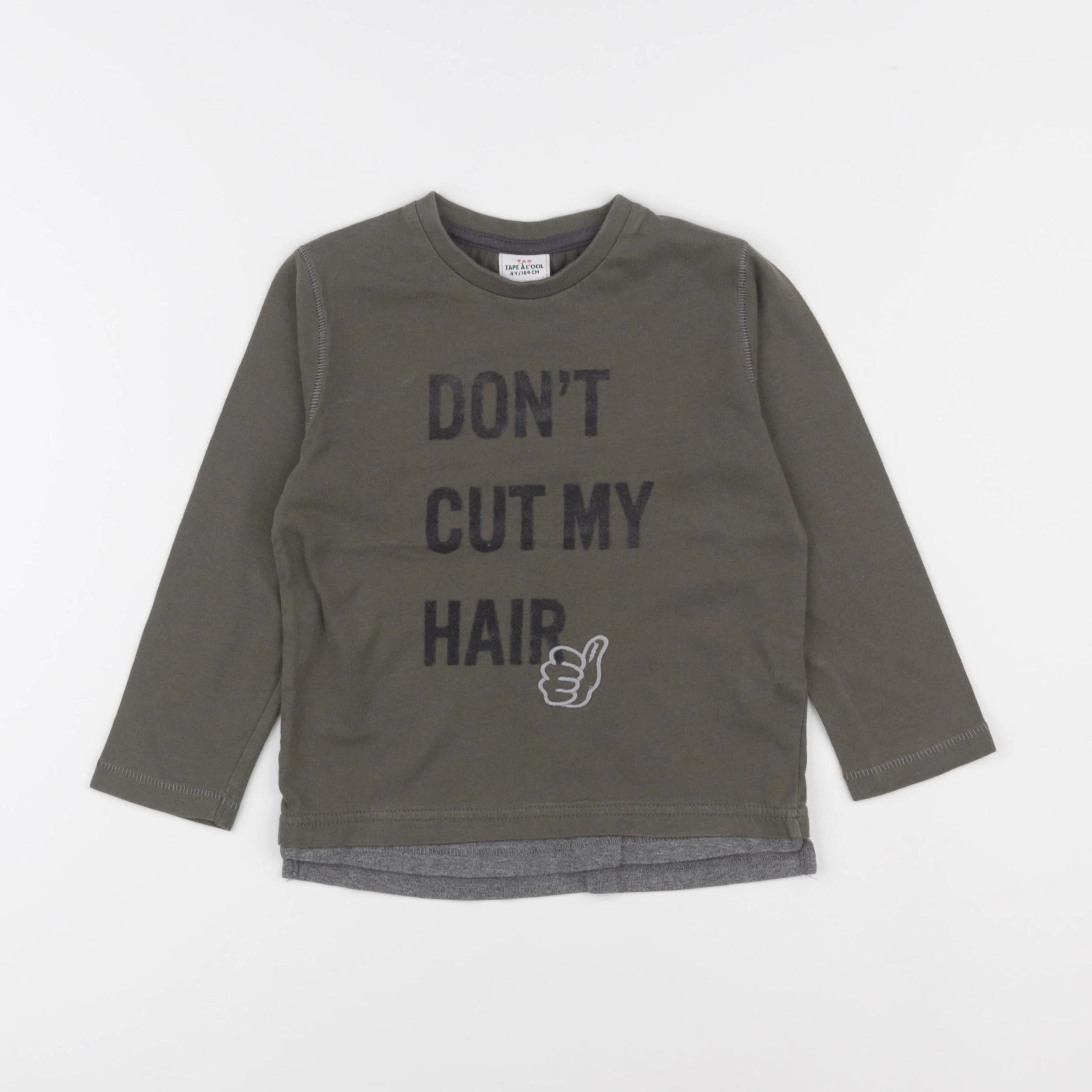 Tape à l'oeil - tee-shirt vert - 4 ans