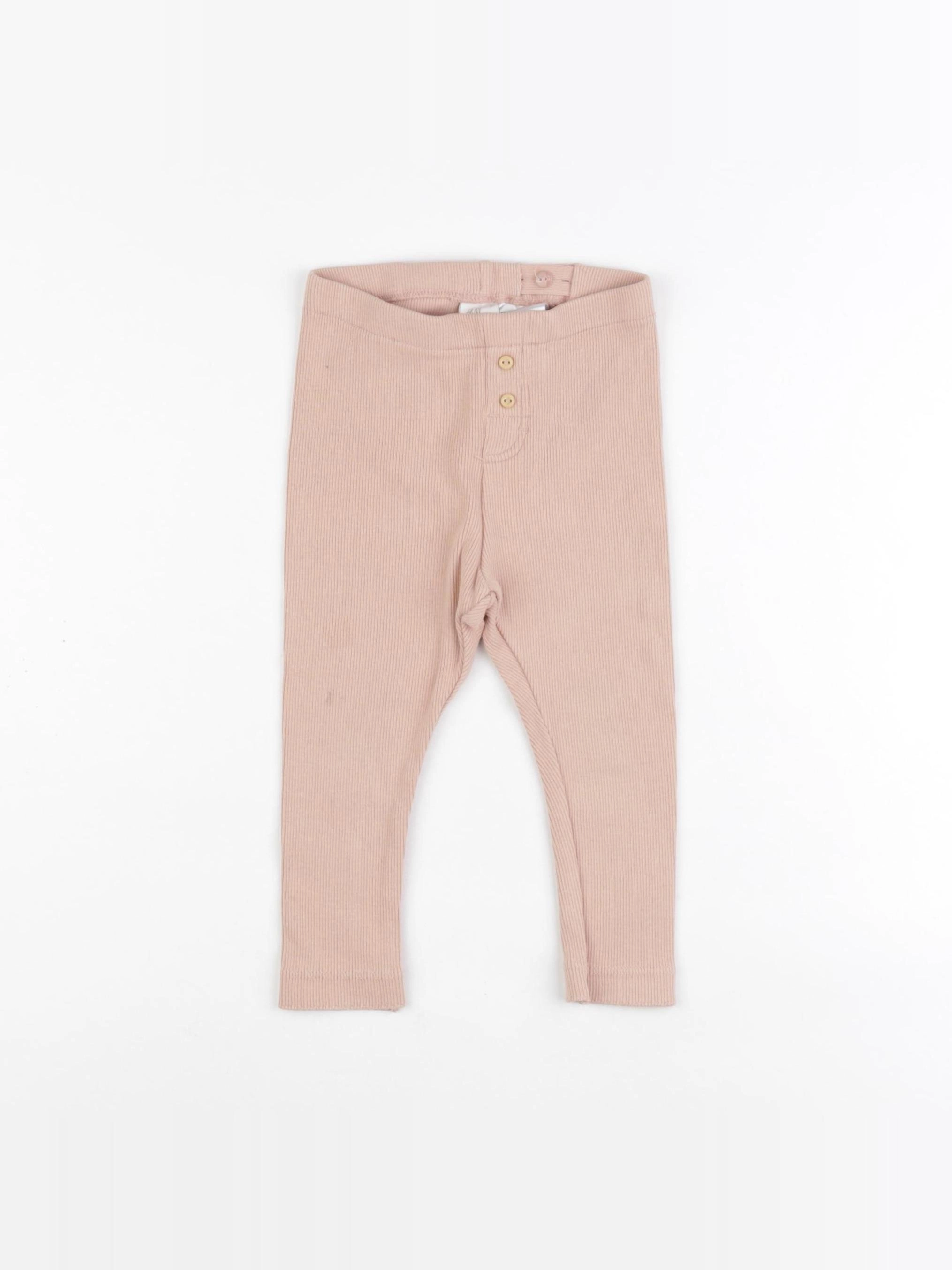 H&M - legging rose - 12/18 mois