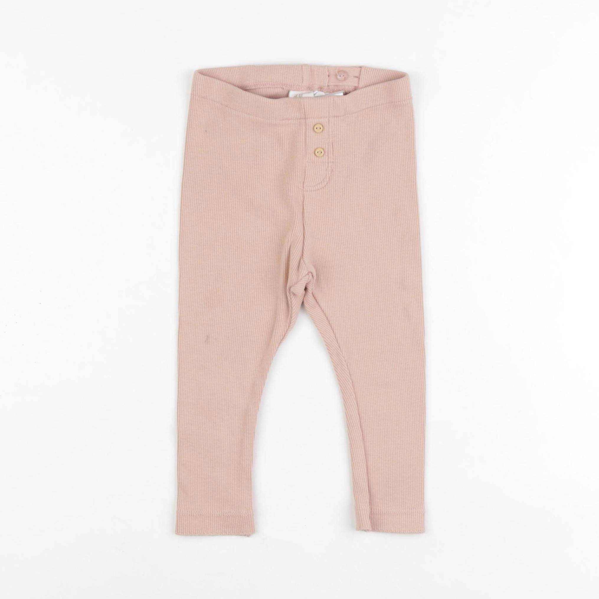 H&M - legging rose - 12/18 mois