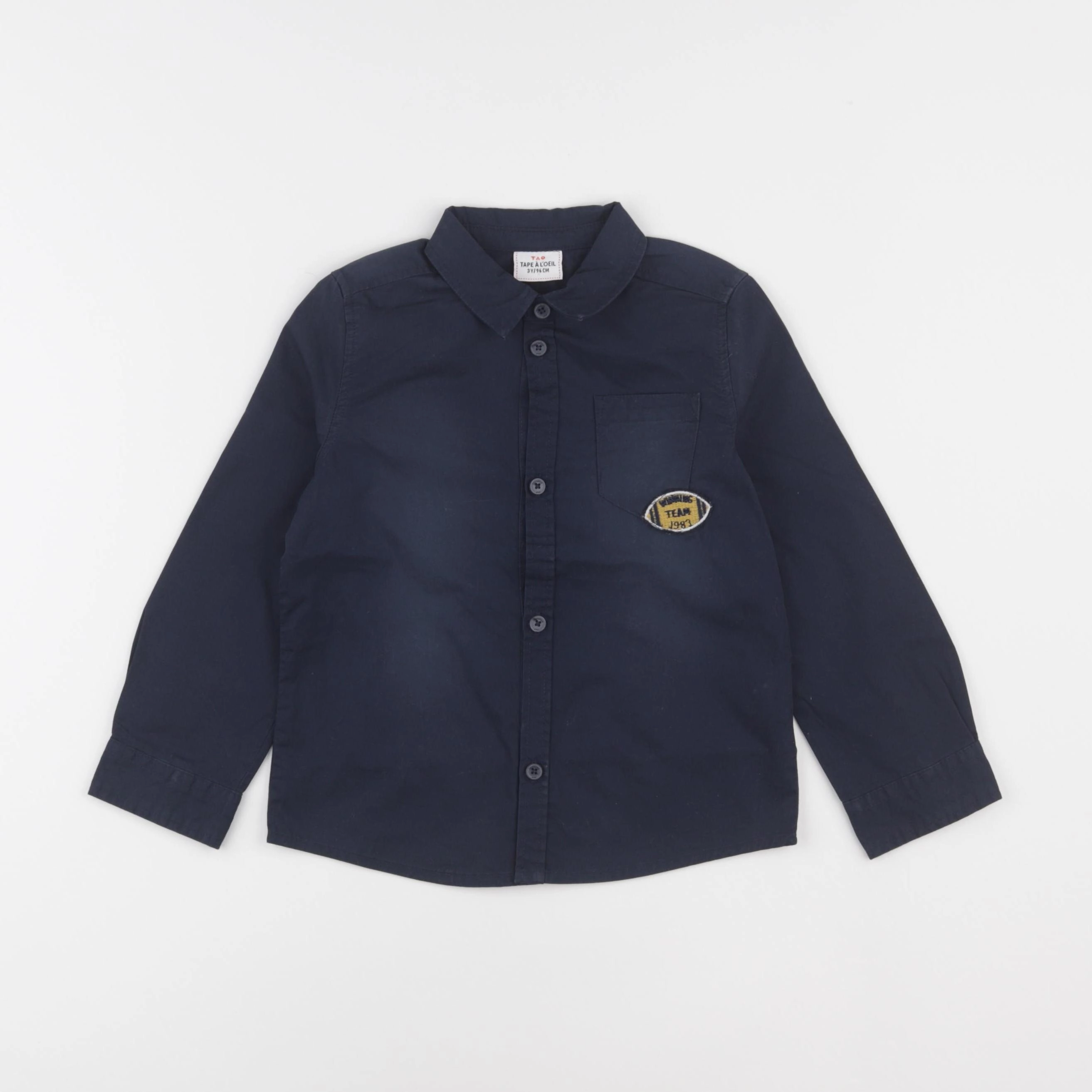 Tape à l'oeil - chemise bleu - 3 ans
