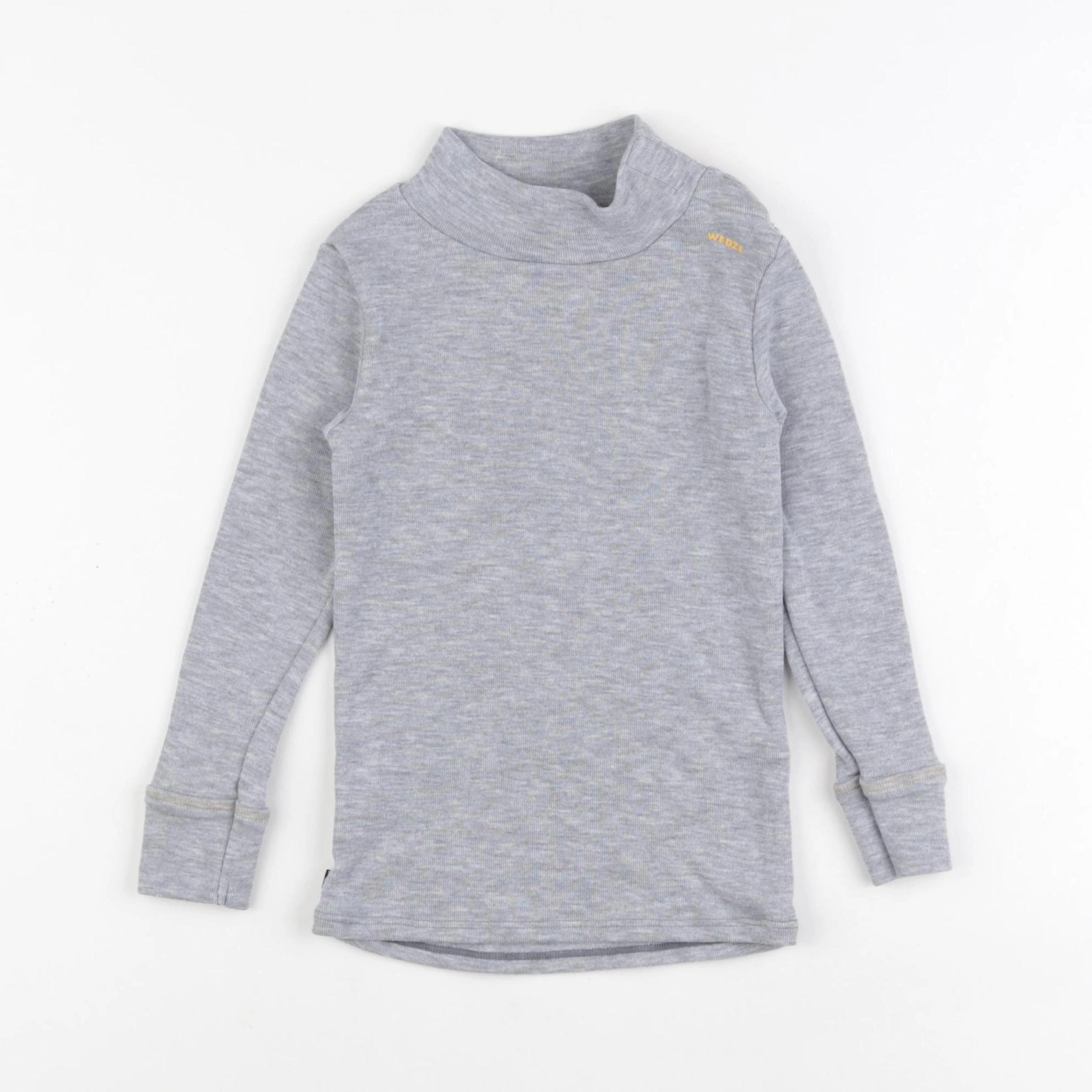 Decathlon ski - sous-pull technique gris - 24/36 mois