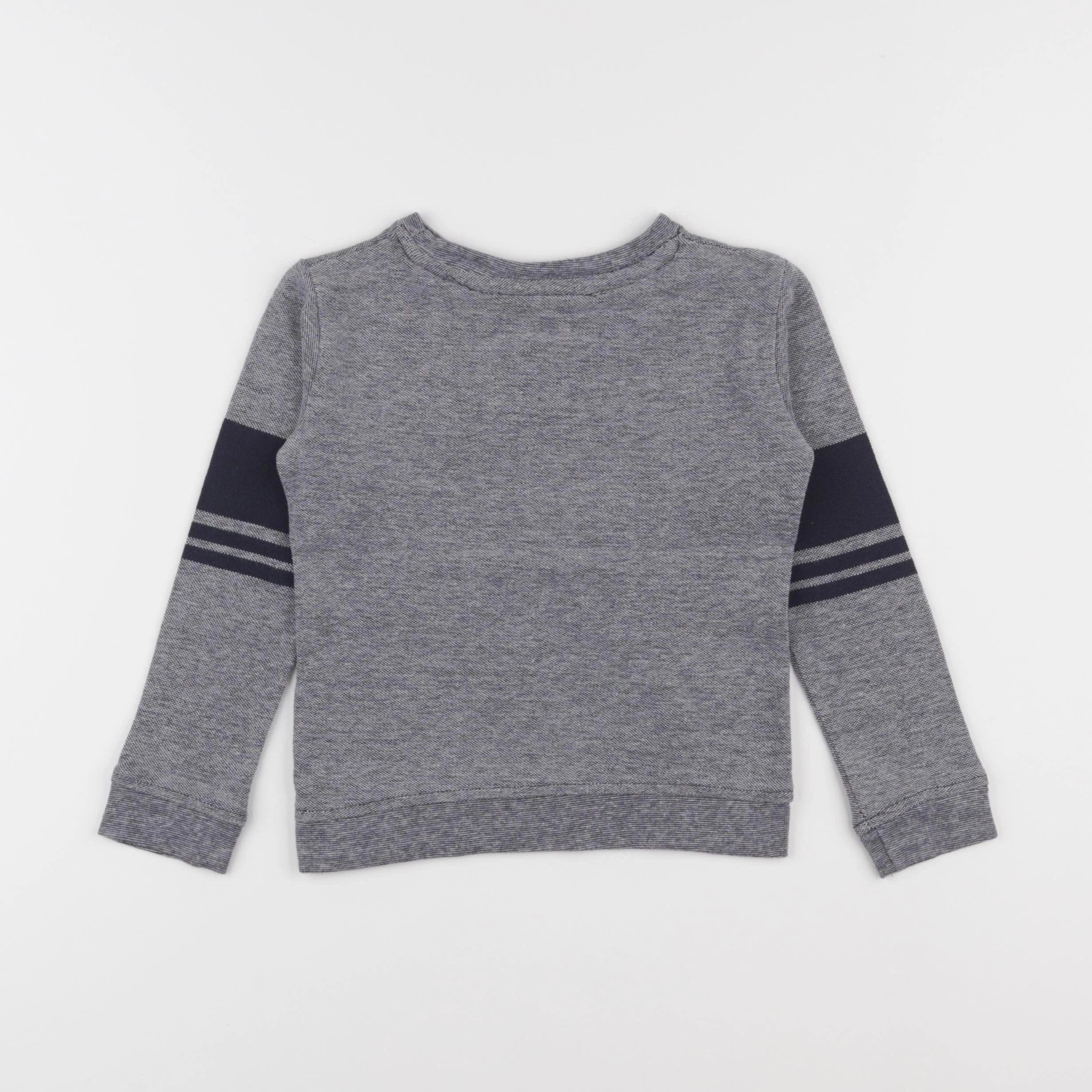 Okaidi - tee-shirt blanc, bleu - 3 ans