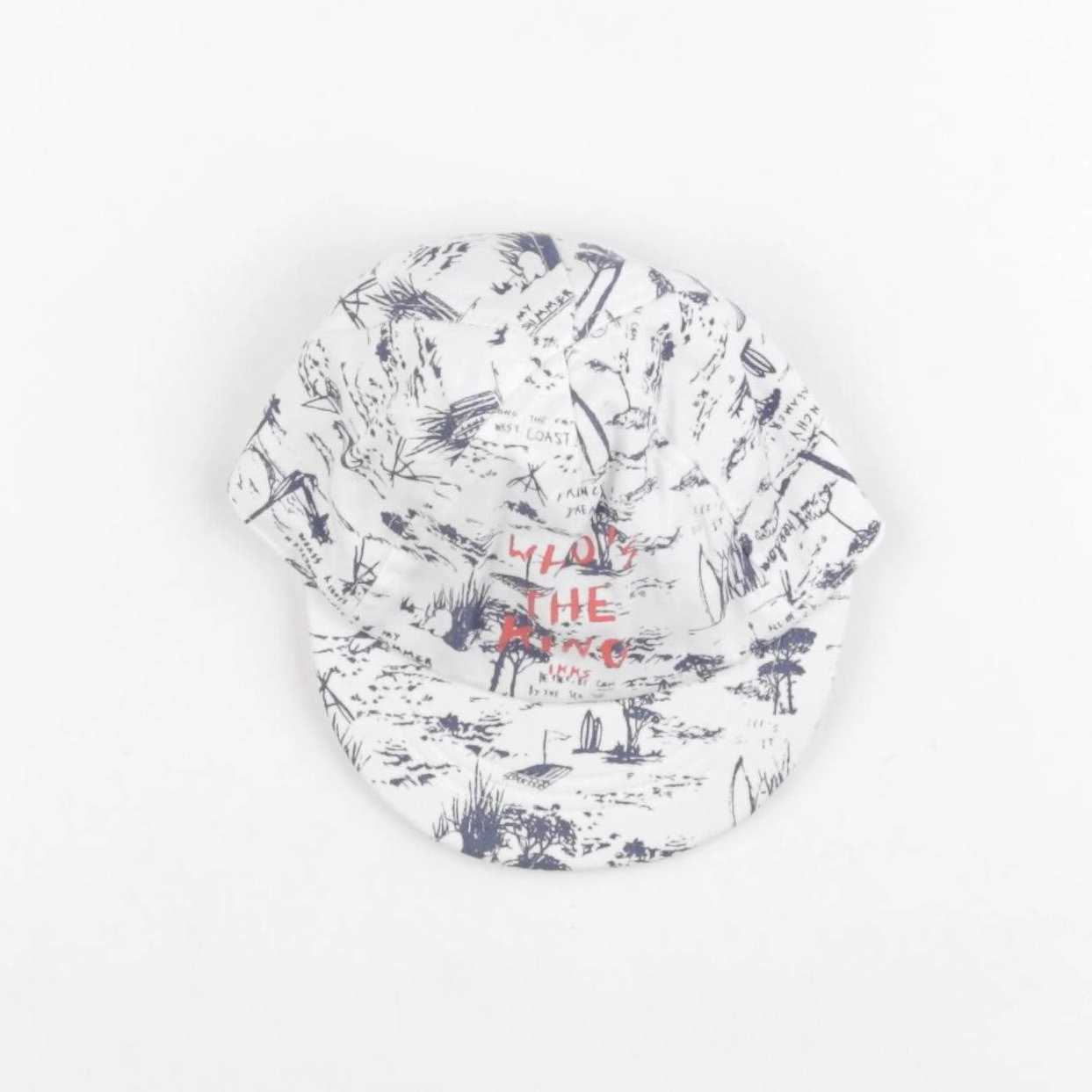 IKKS - casquette blanc, gris - 18 mois