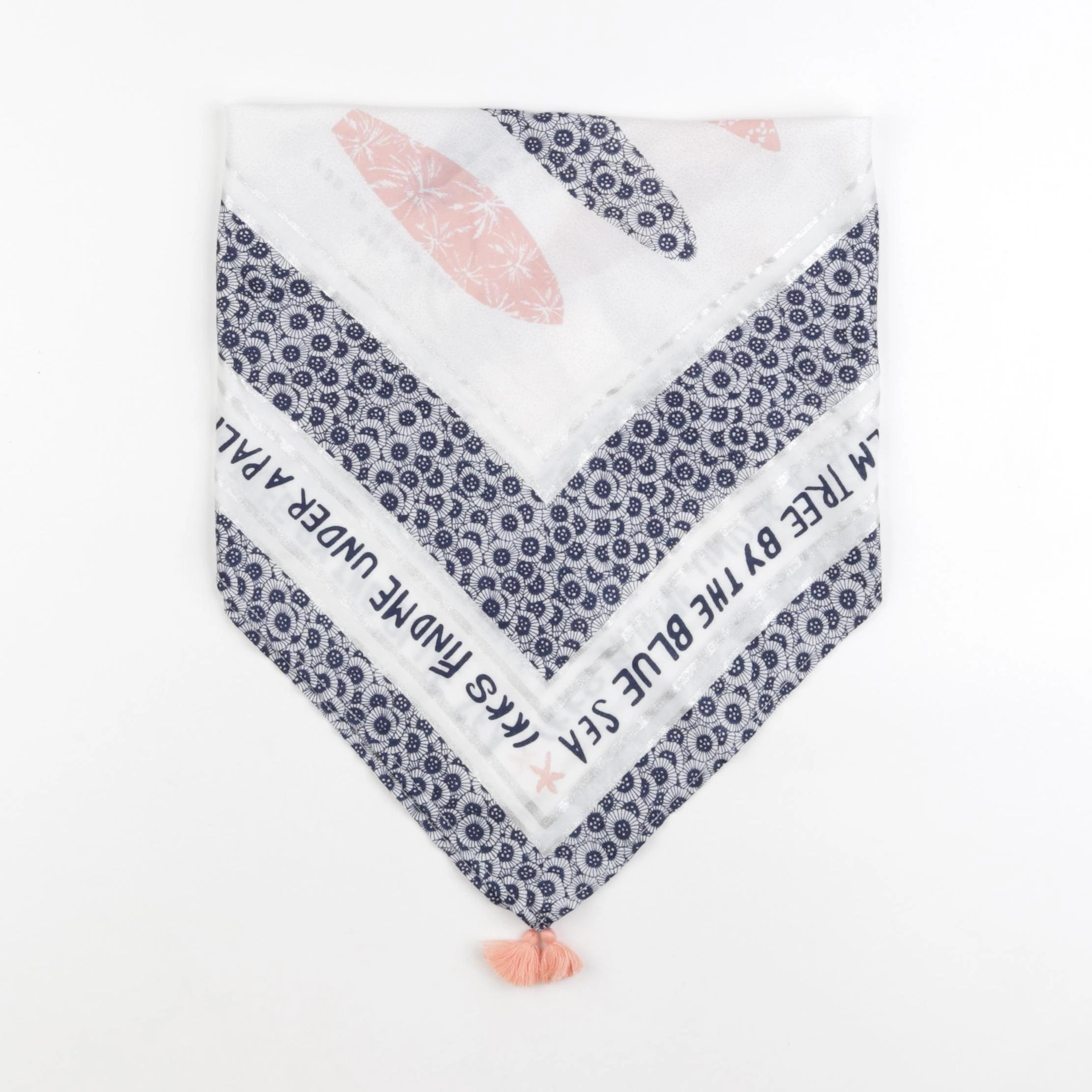 IKKS - foulard bleu, blanc - 4/6 ans