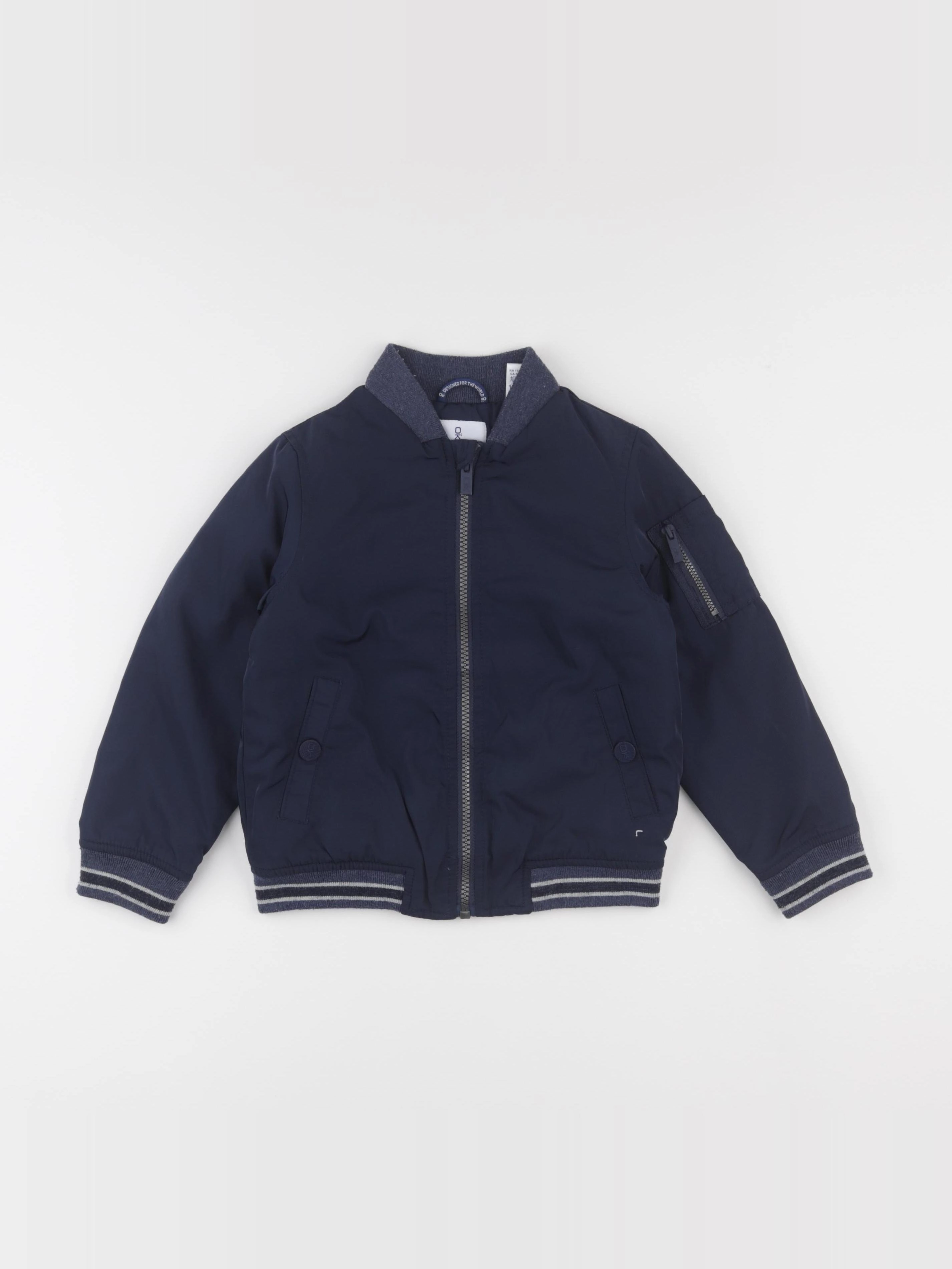 Okaidi - veste bleu - 4 ans