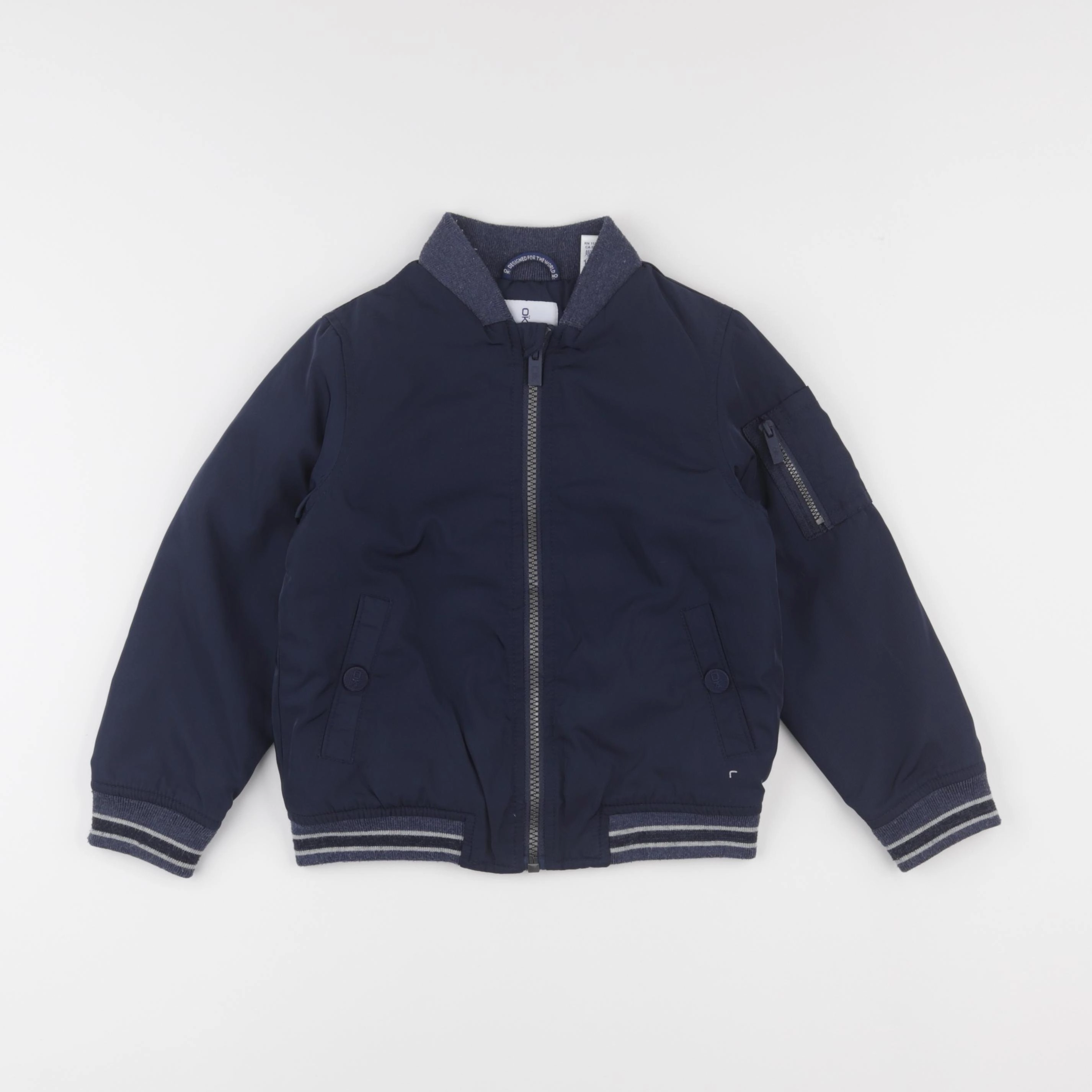 Okaidi - veste bleu - 4 ans