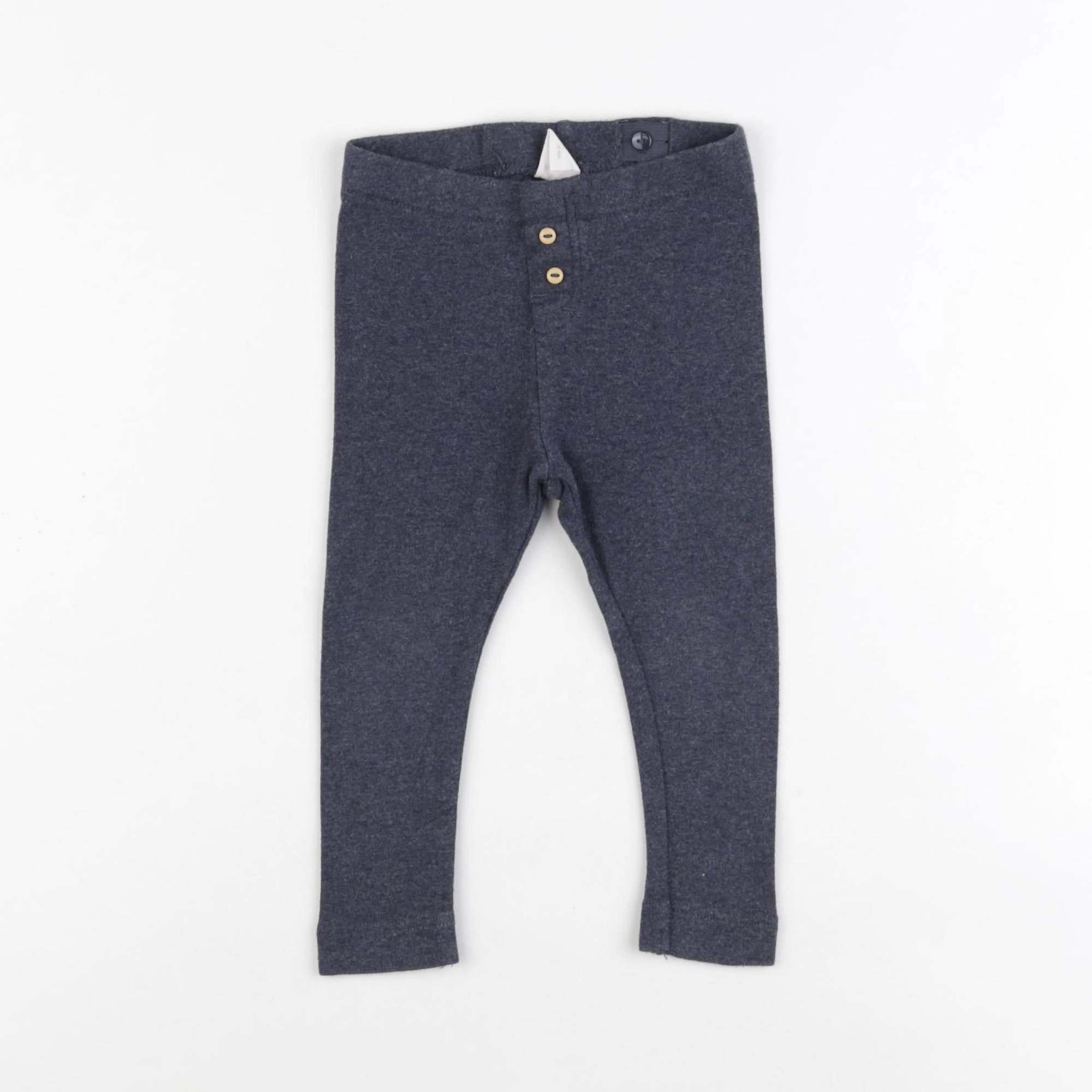H&M - legging bleu - 12/18 mois