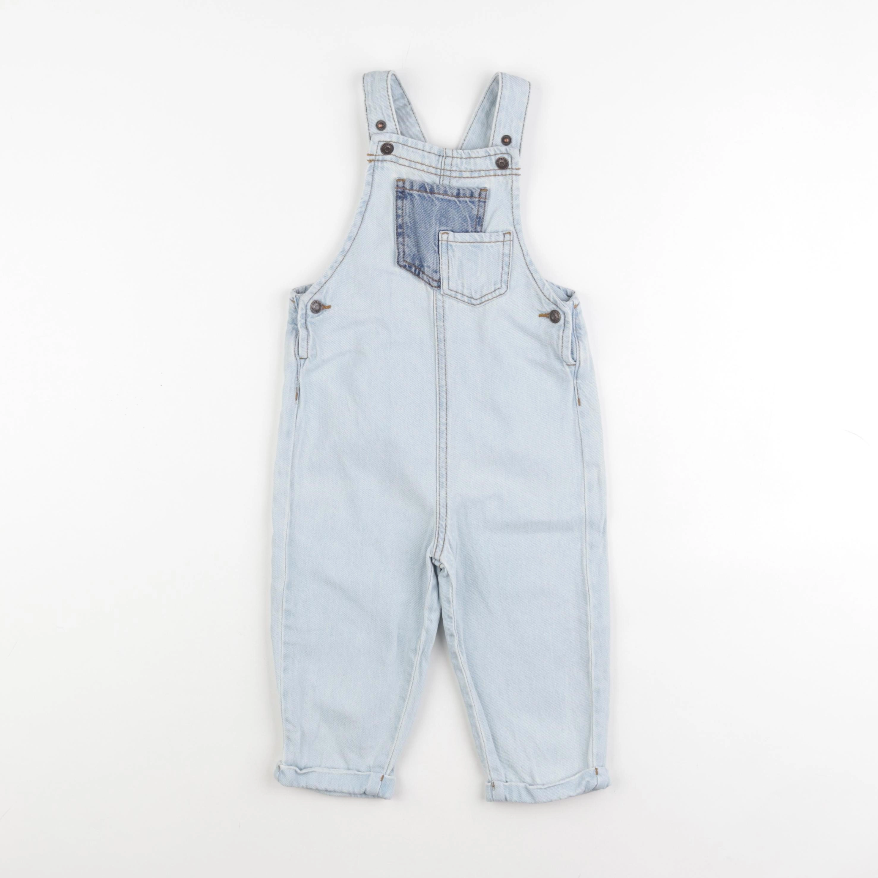 Vertbaudet - salopette bleu - 2 ans
