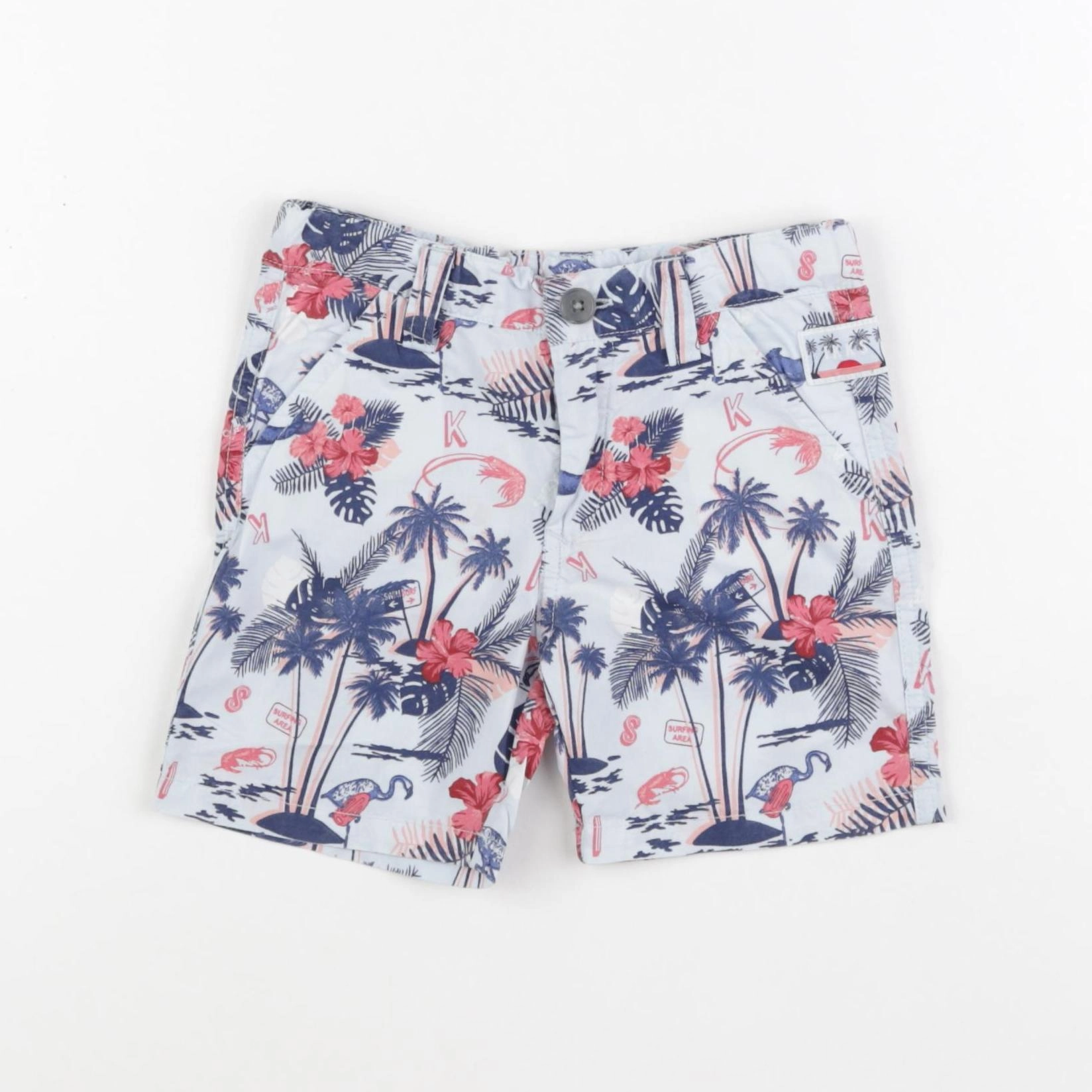 IKKS - short bleu - 2 ans
