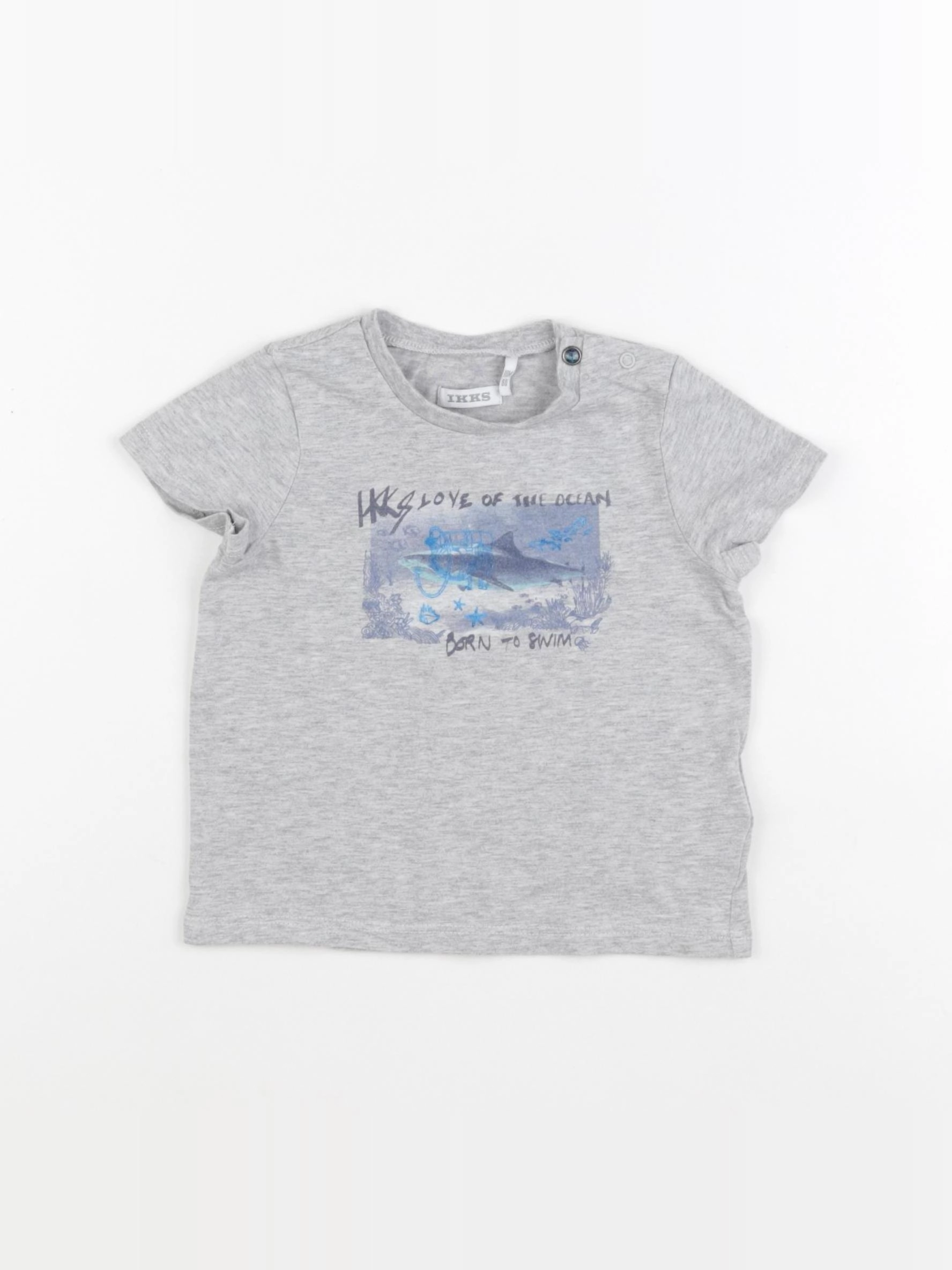 IKKS - tee-shirt gris - 18 mois