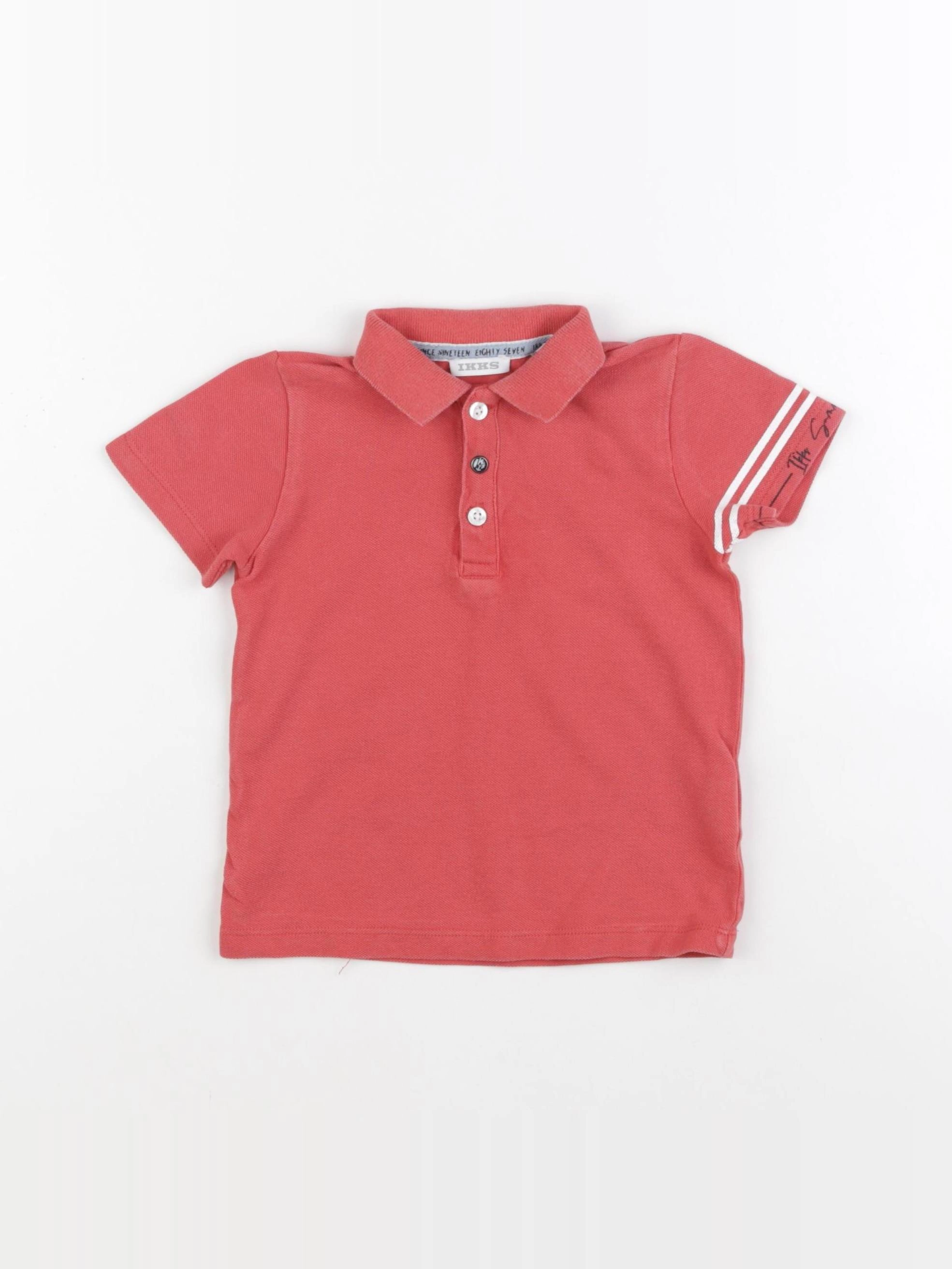 IKKS - polo imprimé au dos orange - 18 mois