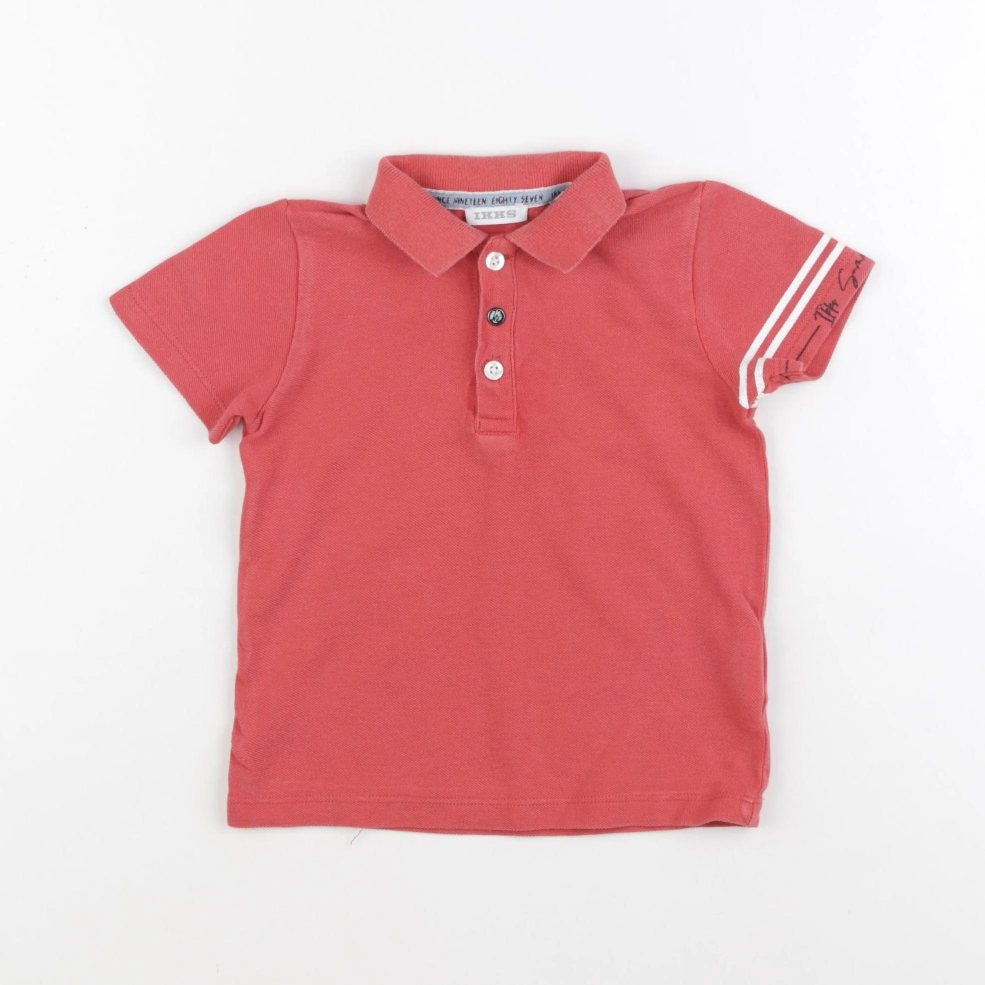 IKKS - polo imprimé au dos orange - 18 mois