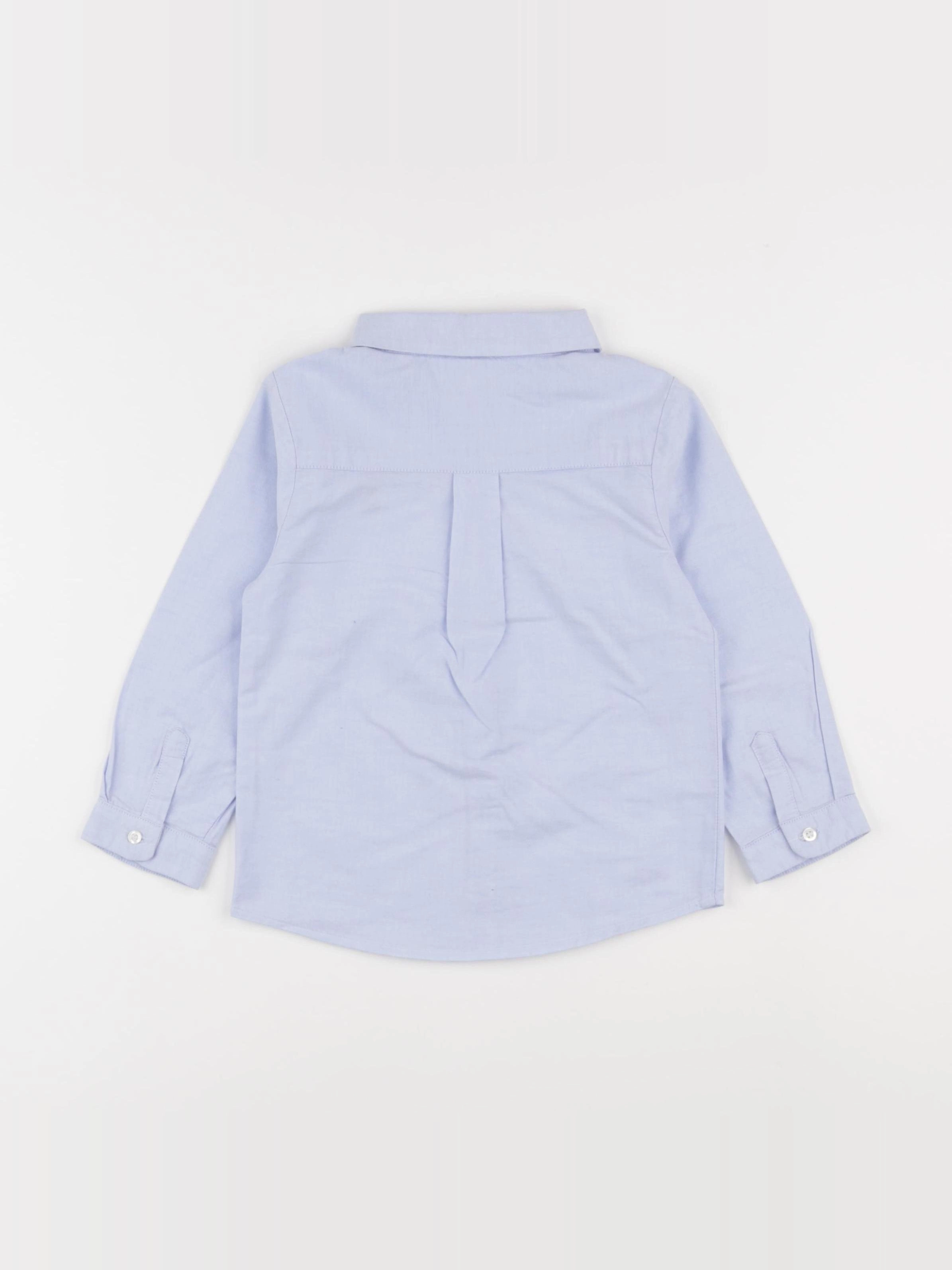 Jacadi - chemise bleu - 36 mois