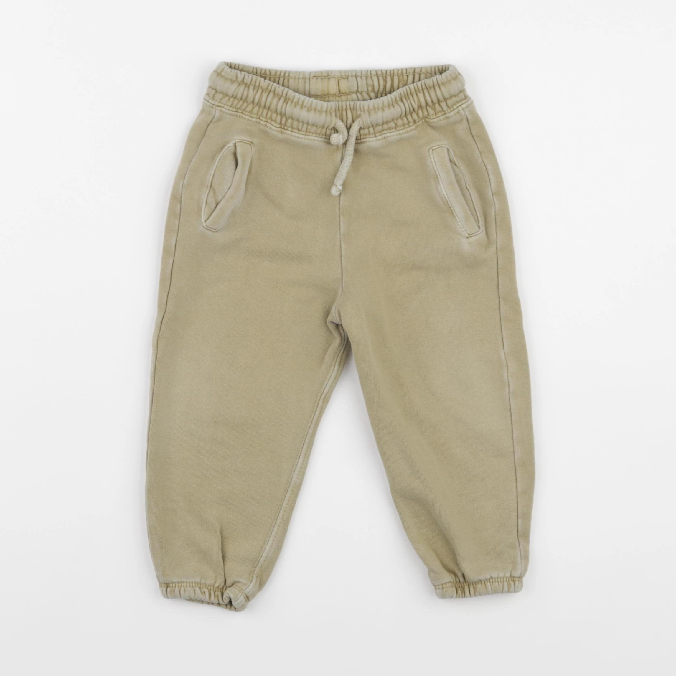 Zara - jogging vert - 18/24 mois