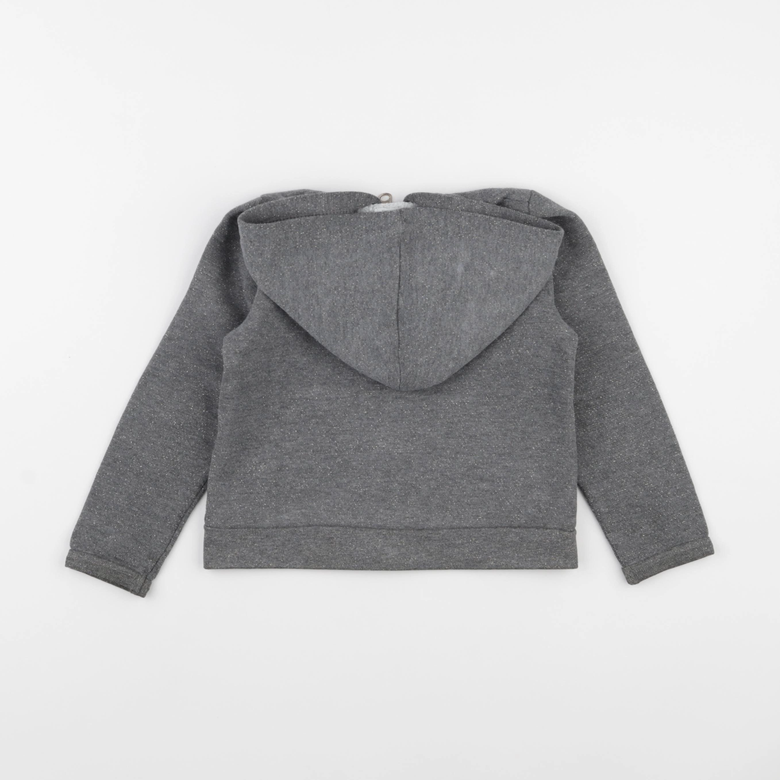 Monoprix - sweat gris, or - 3 ans