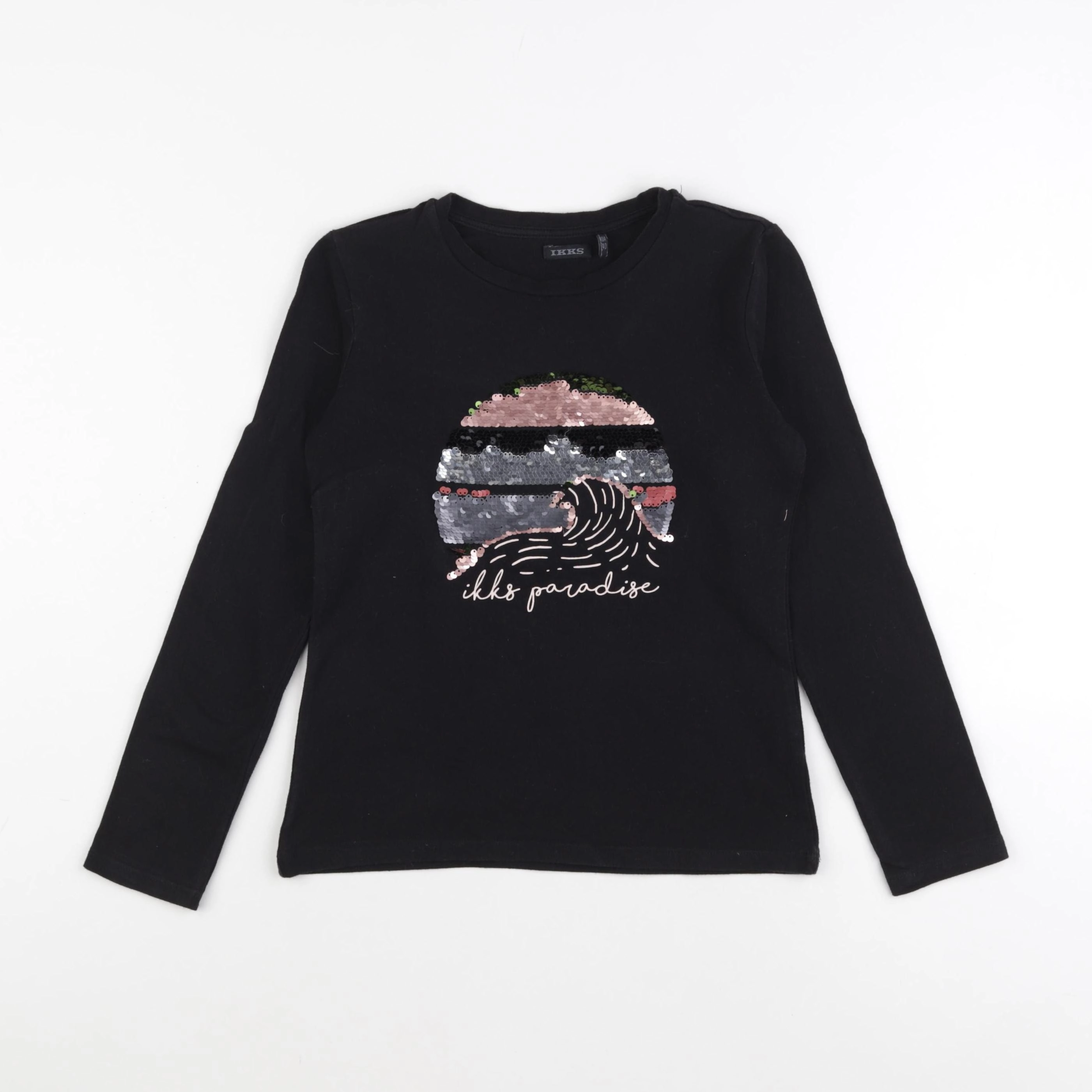 IKKS - tee-shirt noir - 10 ans
