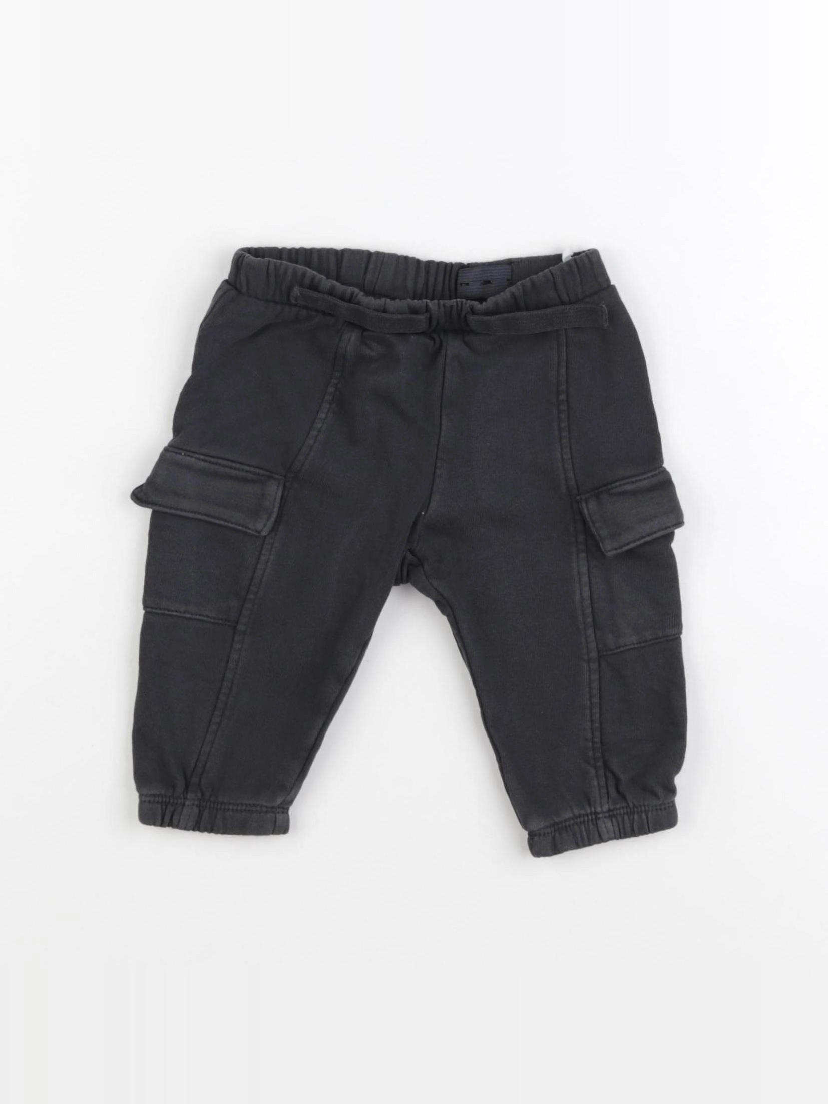H&M - jogging noir - 4/6 mois