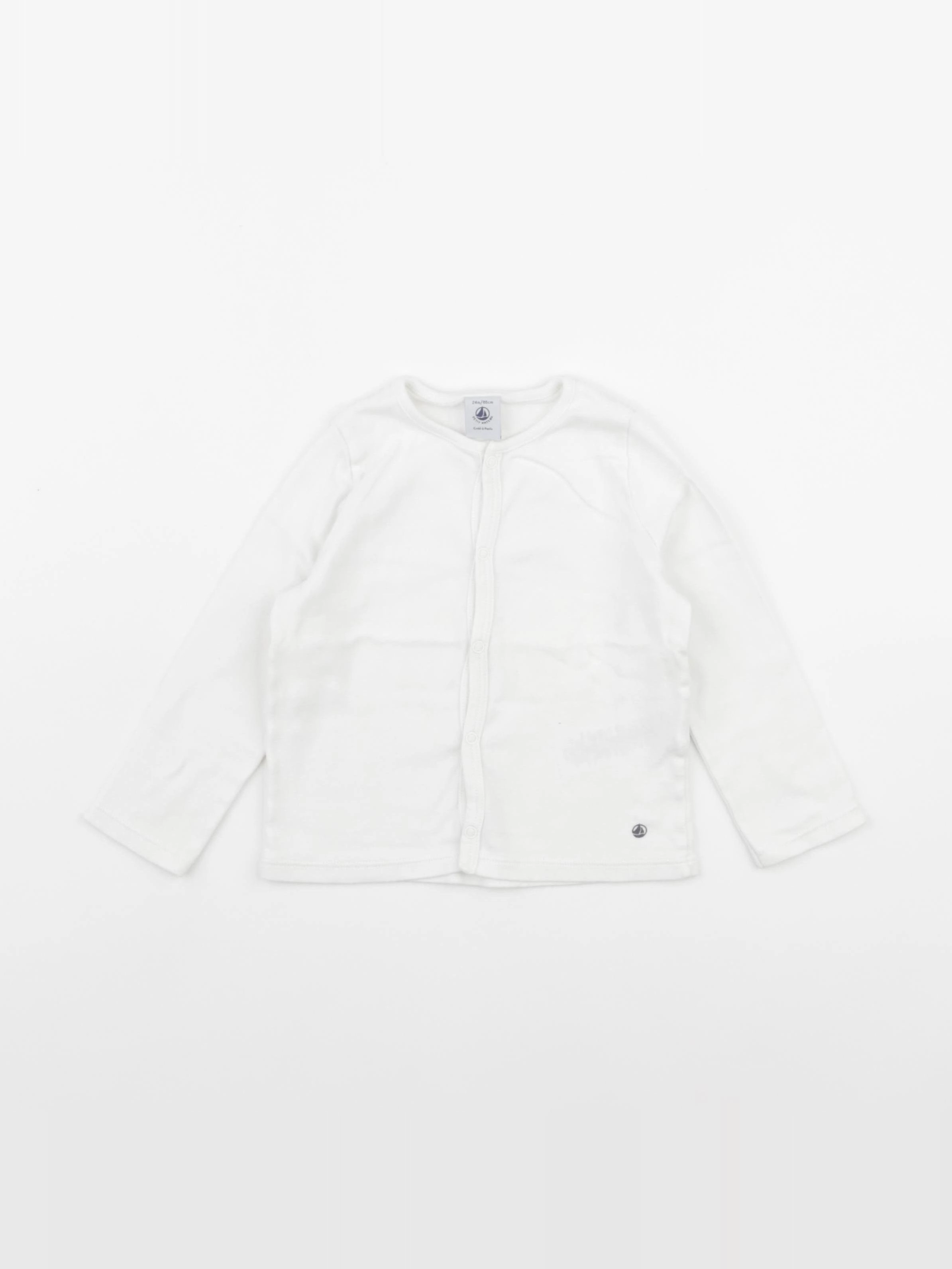 Petit Bateau - tee-shirt blanc - 24 mois