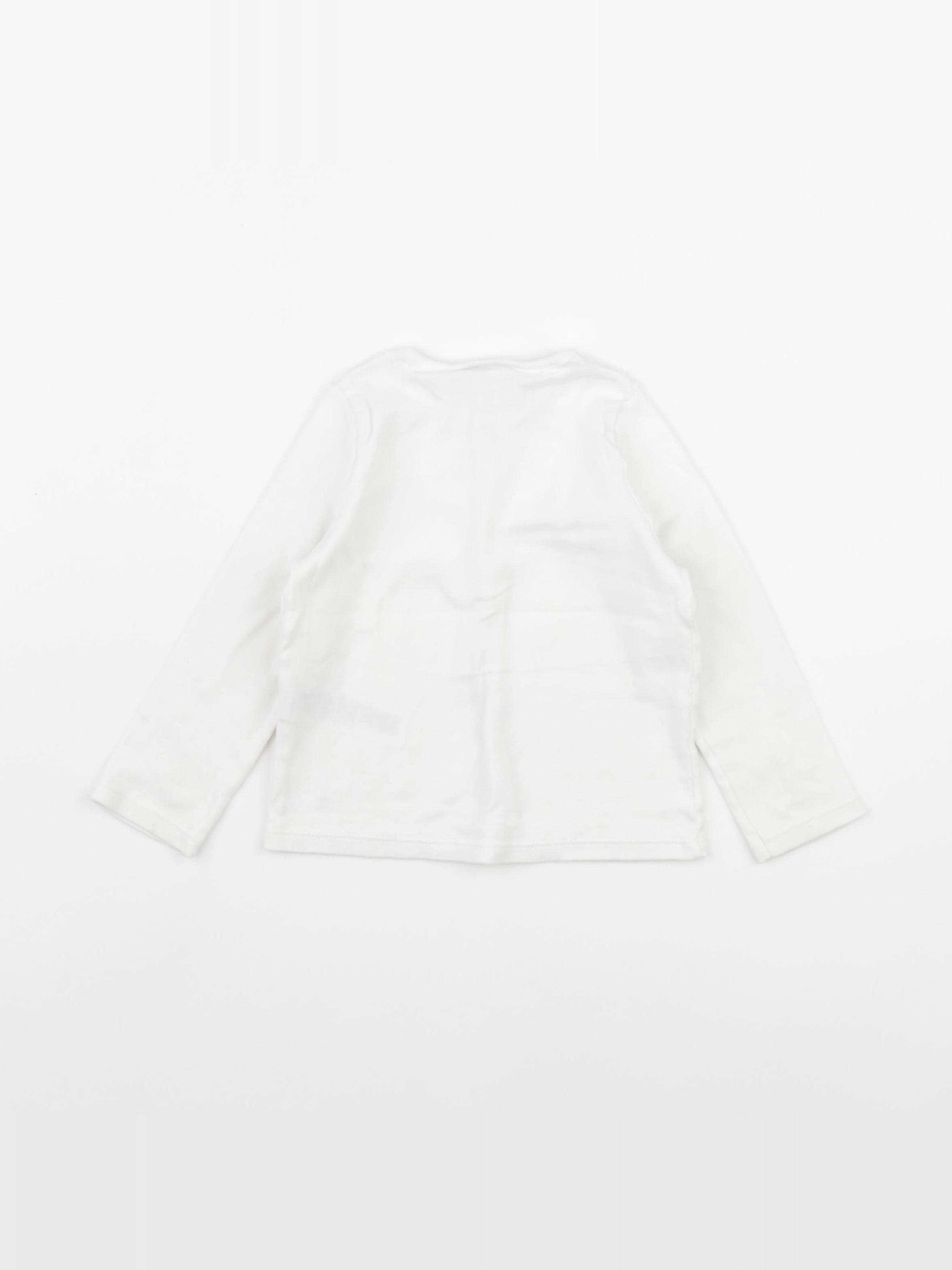 Petit Bateau - tee-shirt blanc - 24 mois