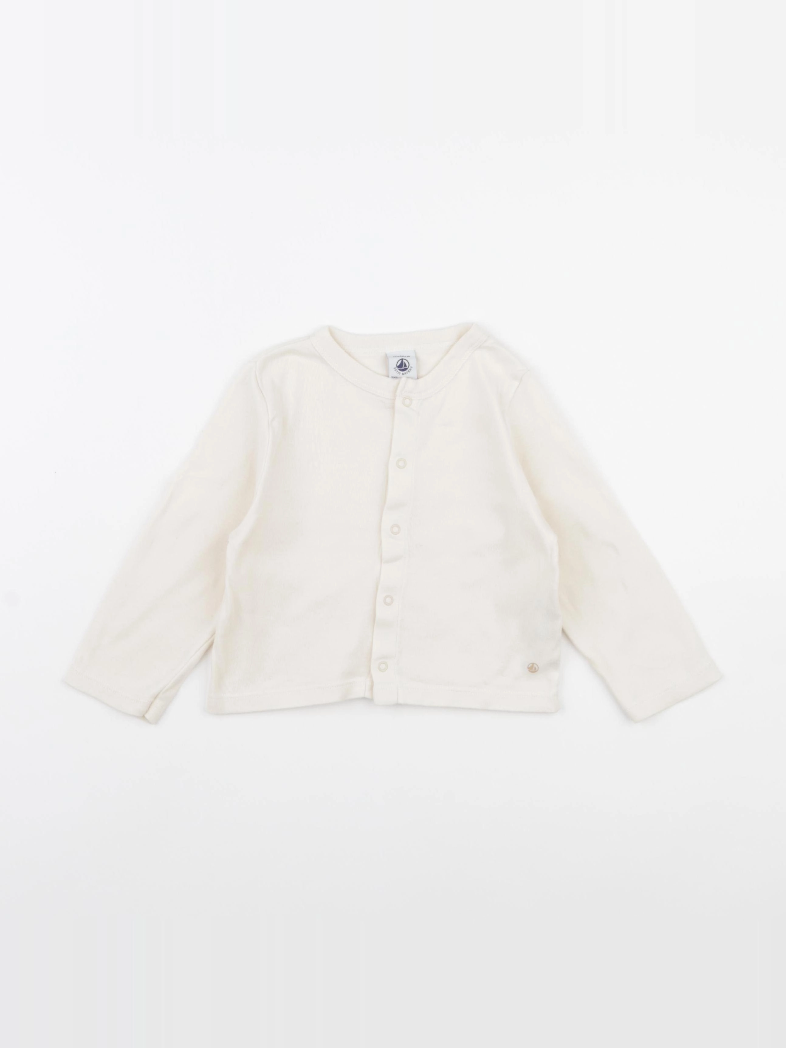 Petit Bateau - tee-shirt beige - 24 mois
