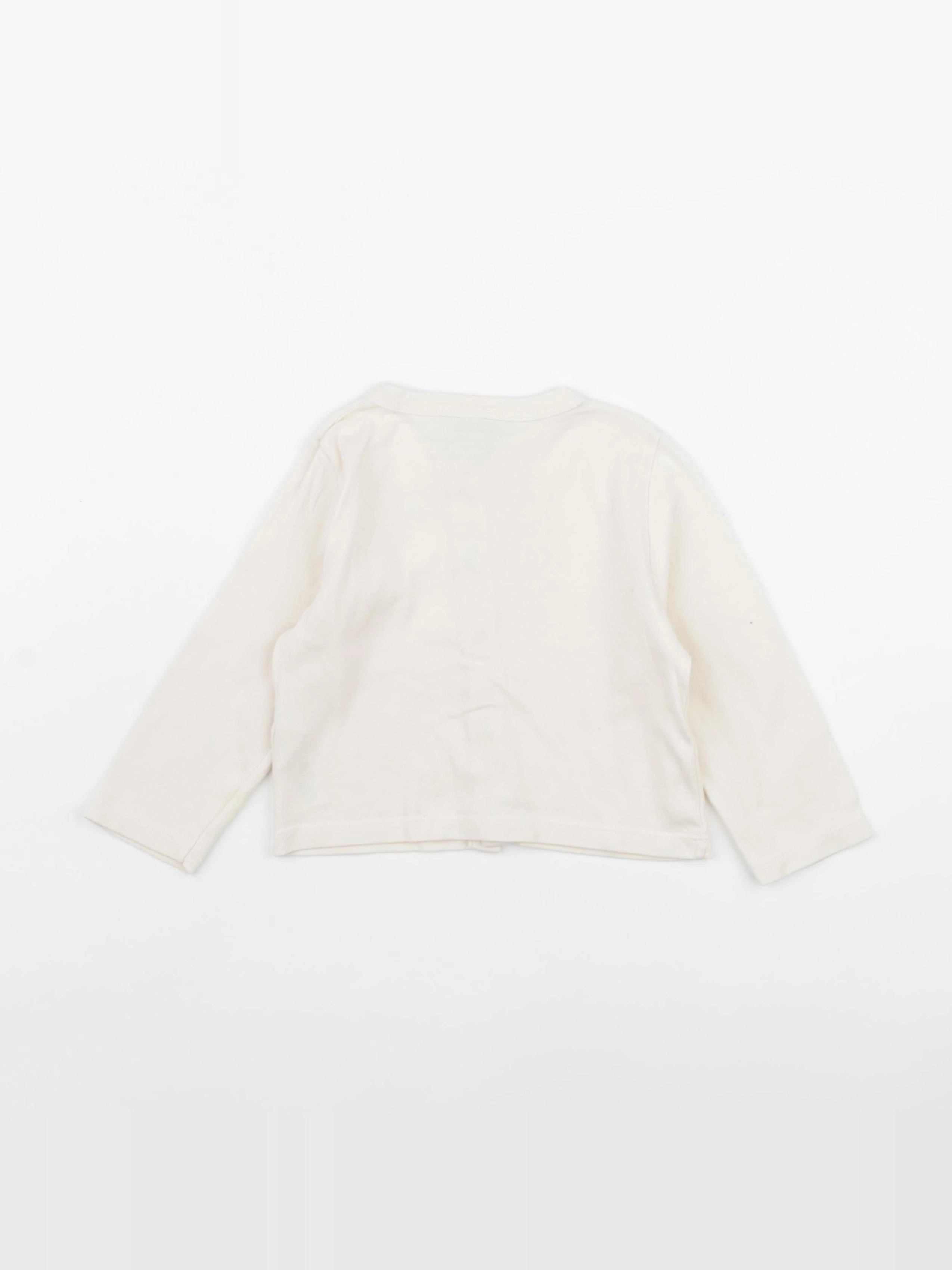 Petit Bateau - tee-shirt beige - 24 mois