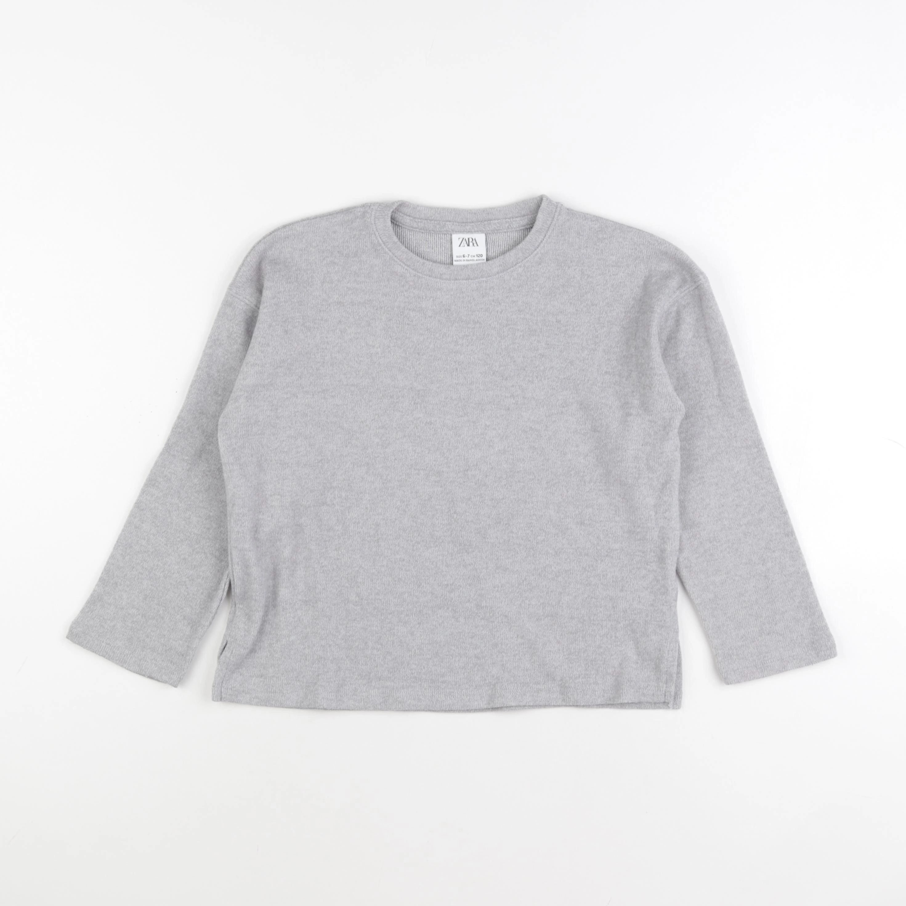 Zara - pull gris - 6/7 ans