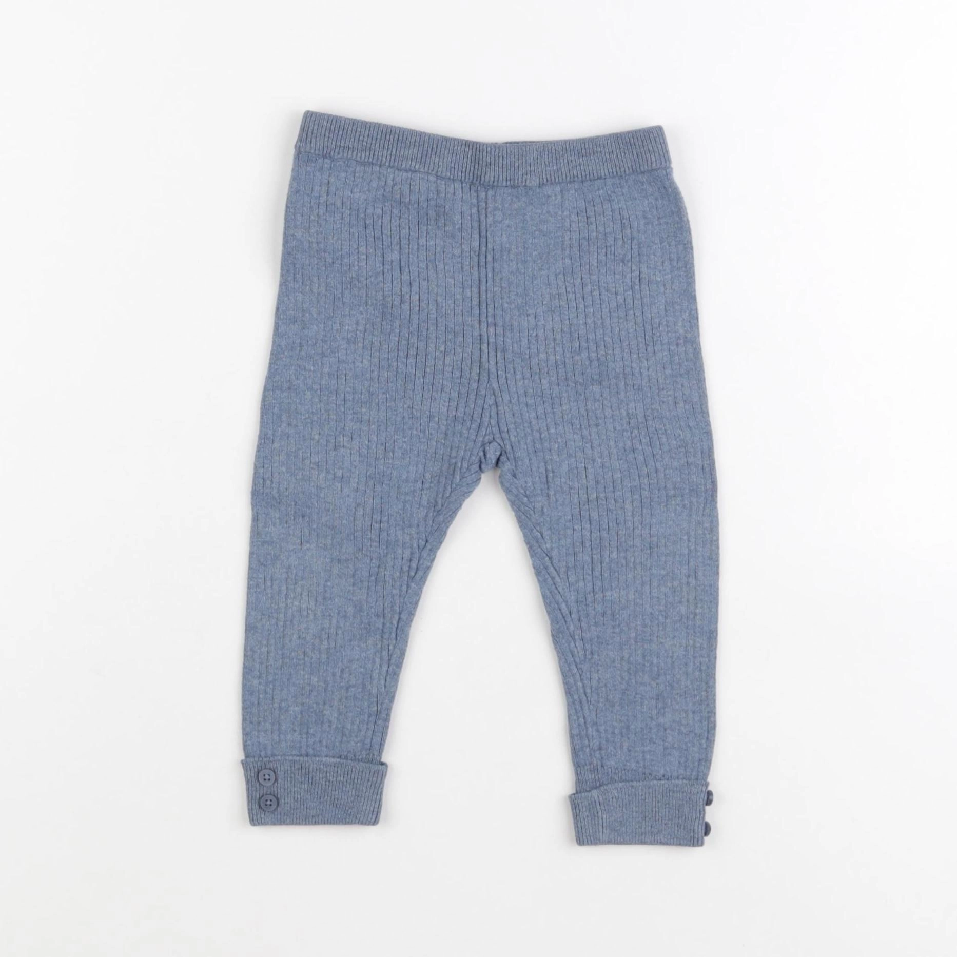 Zara - legging bleu - 9/12 mois