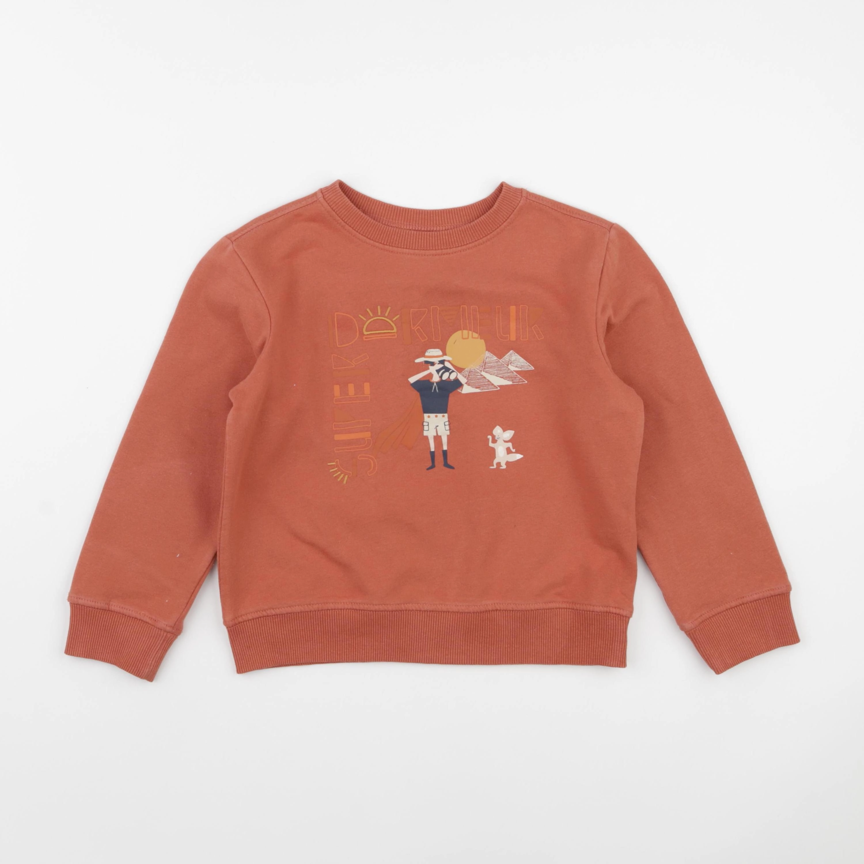 Tape à l'oeil - sweat orange - 6 ans