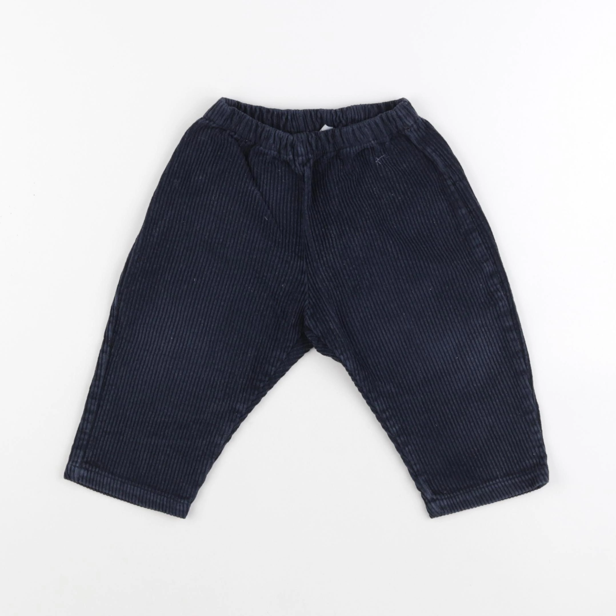Petit Bateau - pantalon bleu - 18 mois