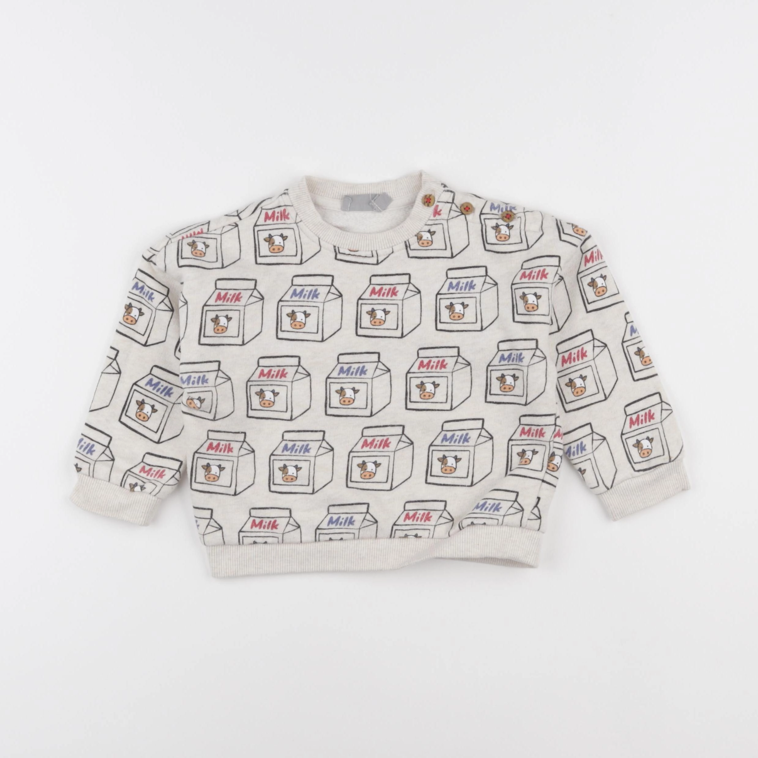 Boutchou - sweat multicolore - 24 mois