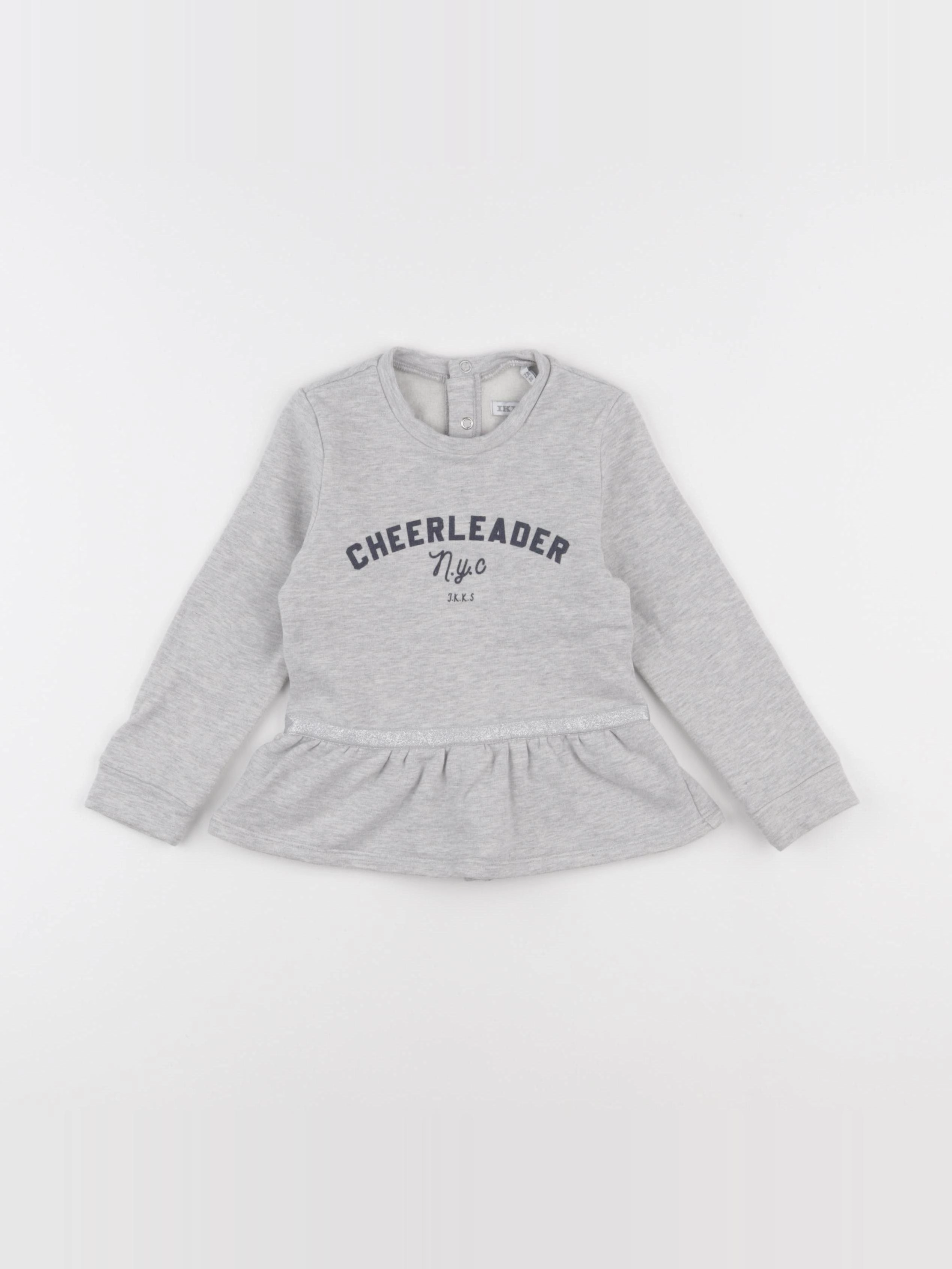 IKKS - sweat gris - 2 ans