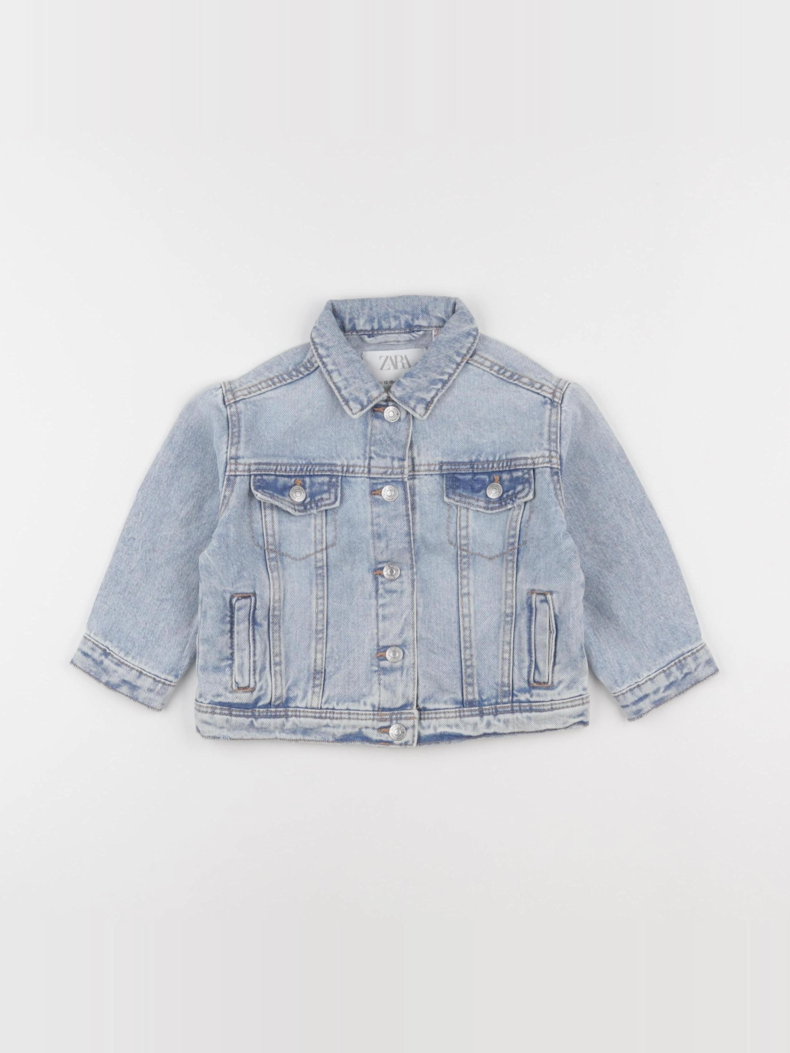 Zara - veste bleu - 12/18 mois