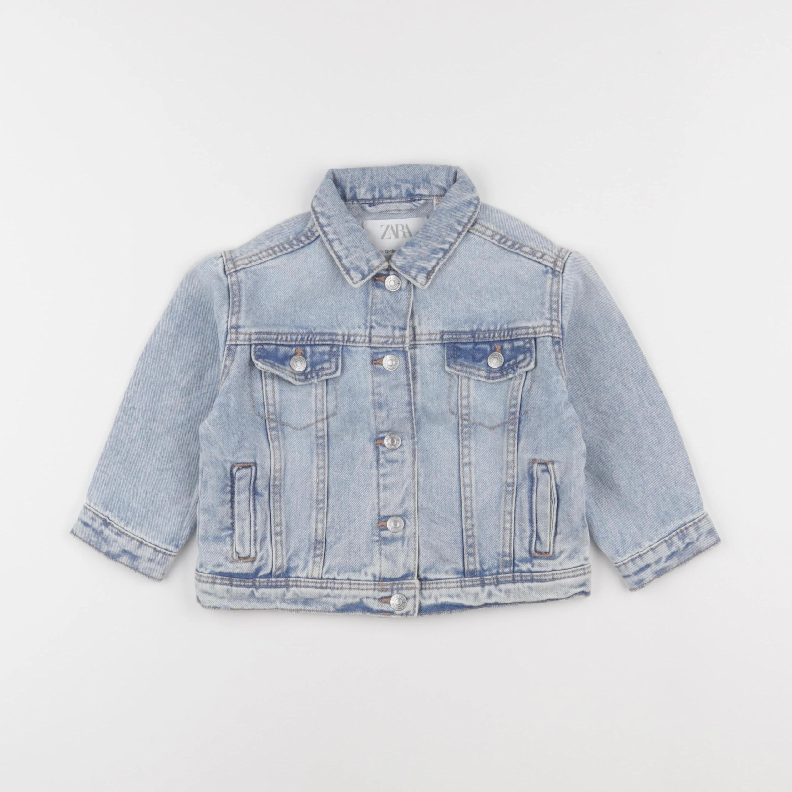 Zara - veste bleu - 12/18 mois