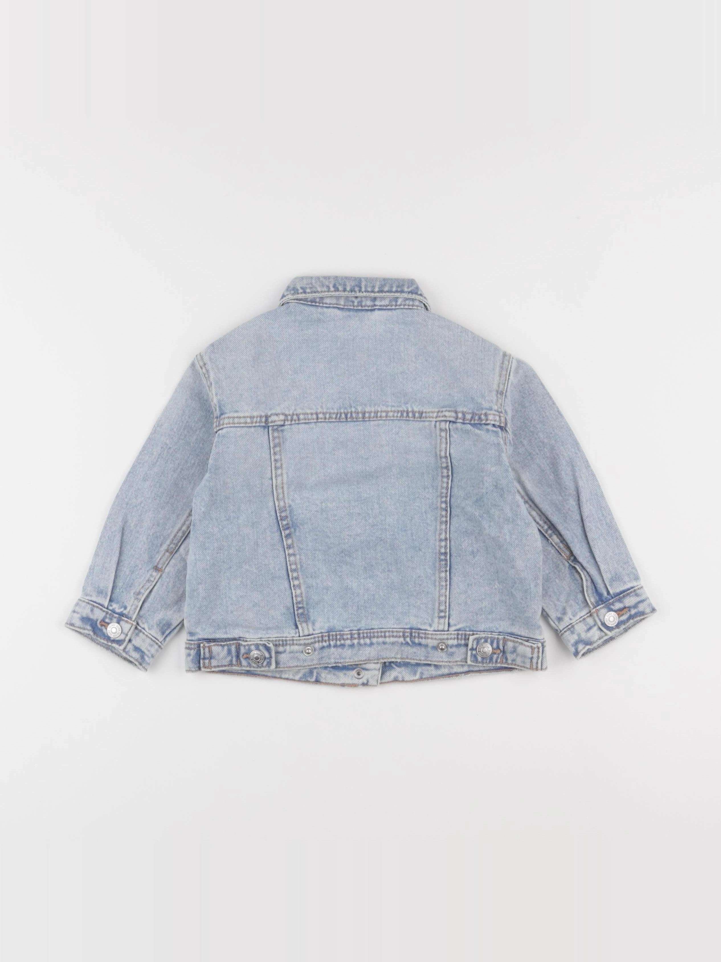 Zara - veste bleu - 12/18 mois