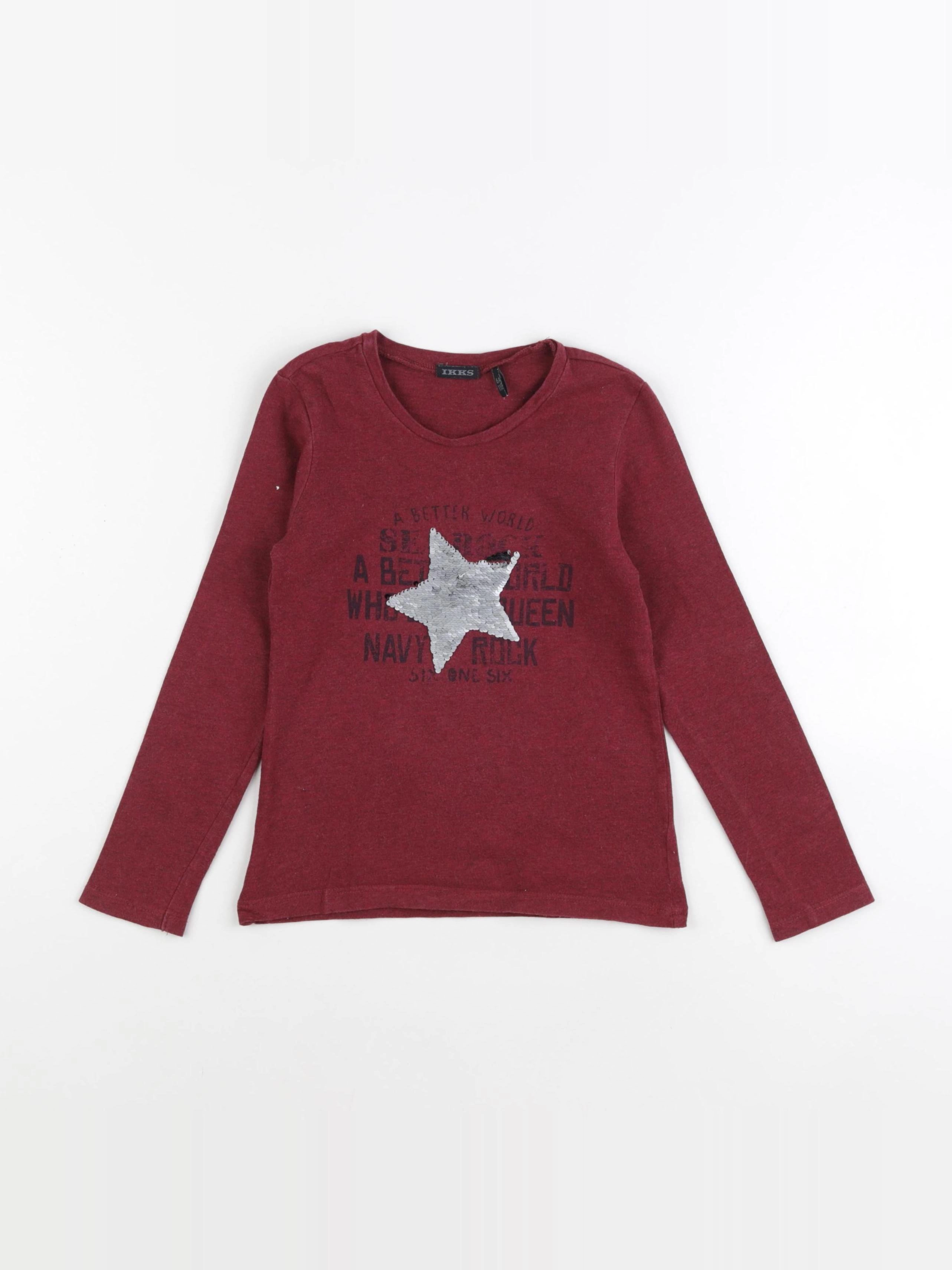 IKKS - tee-shirt rouge - 6 ans