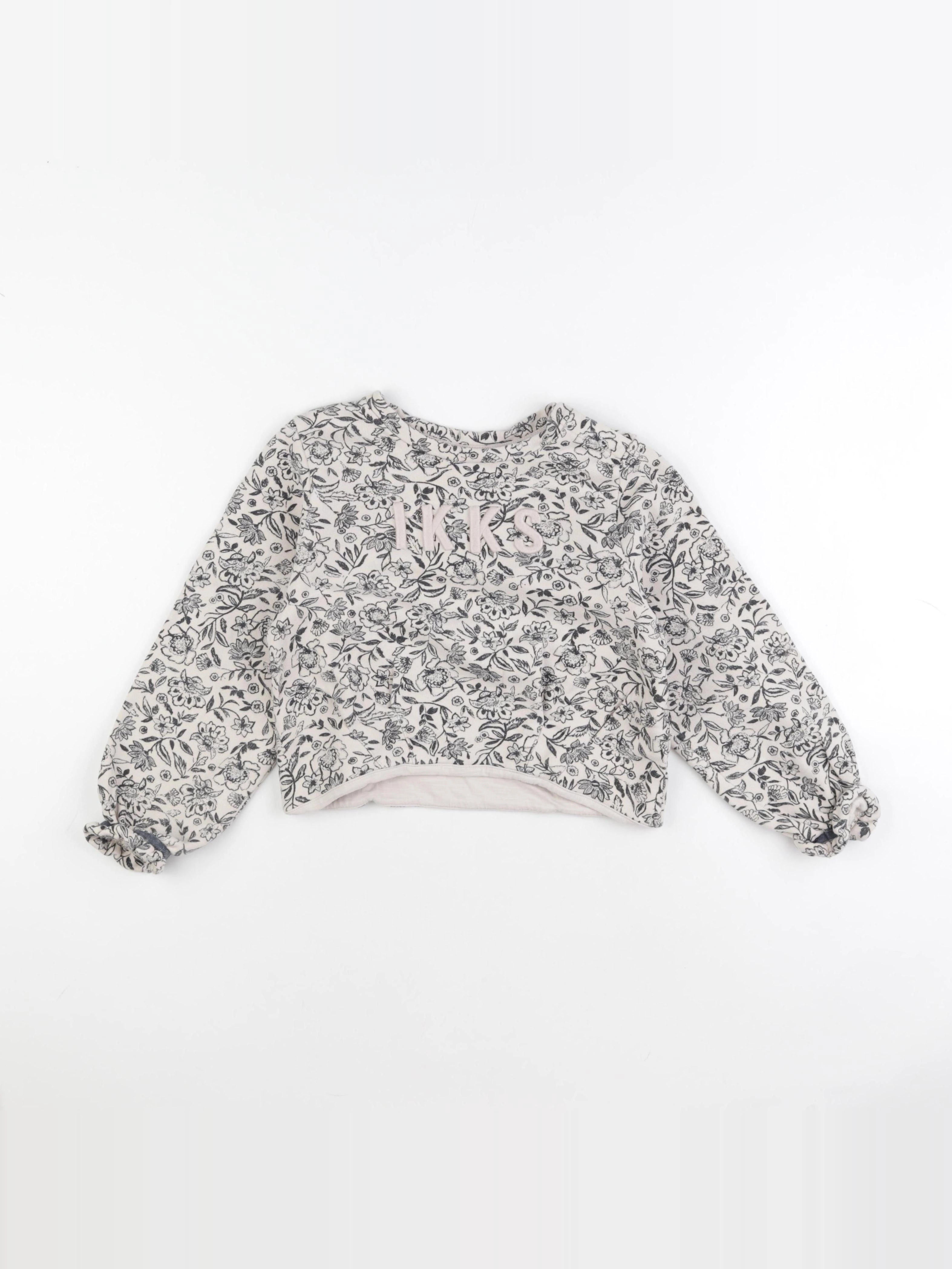 IKKS - sweat rose - 8 ans