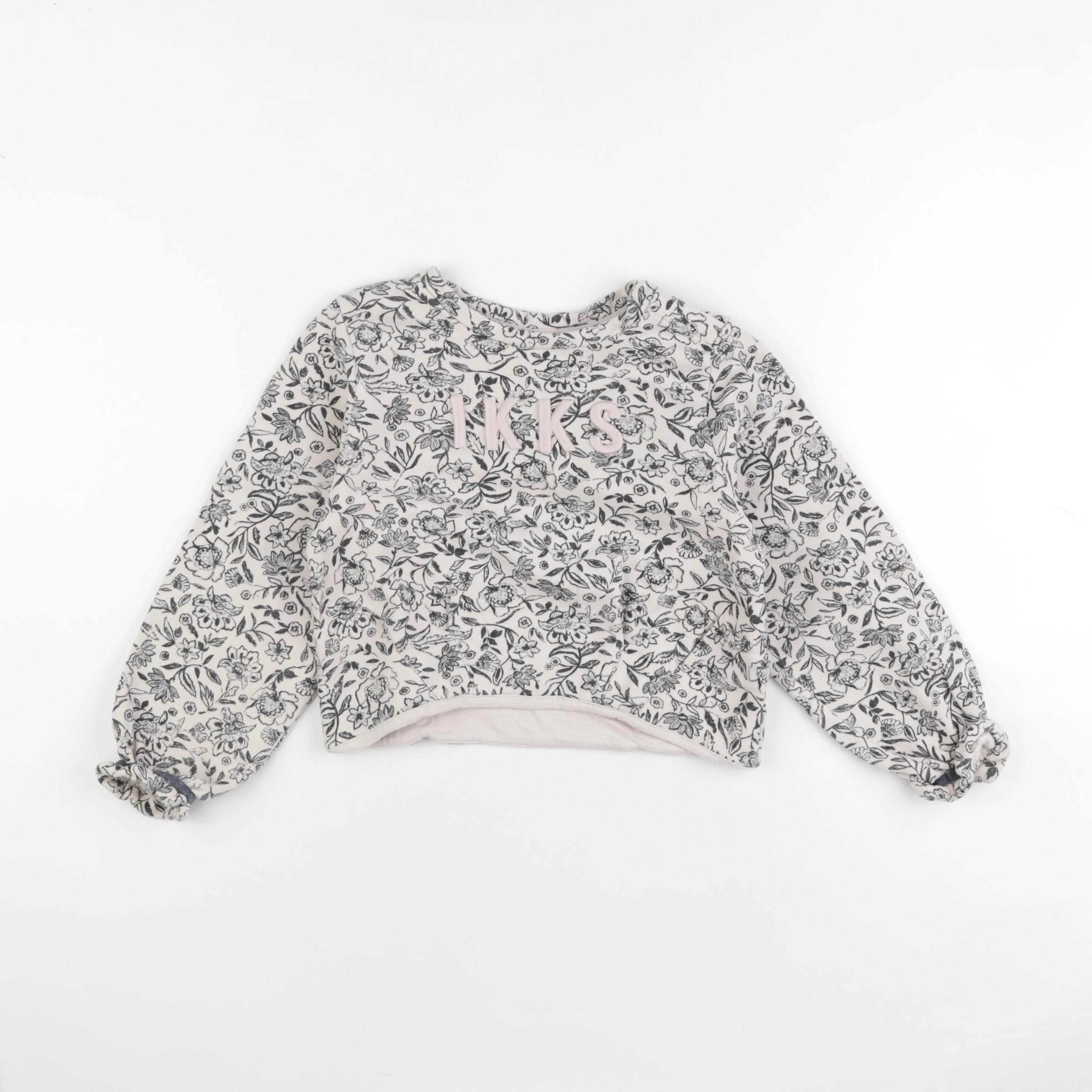 IKKS - sweat rose - 8 ans
