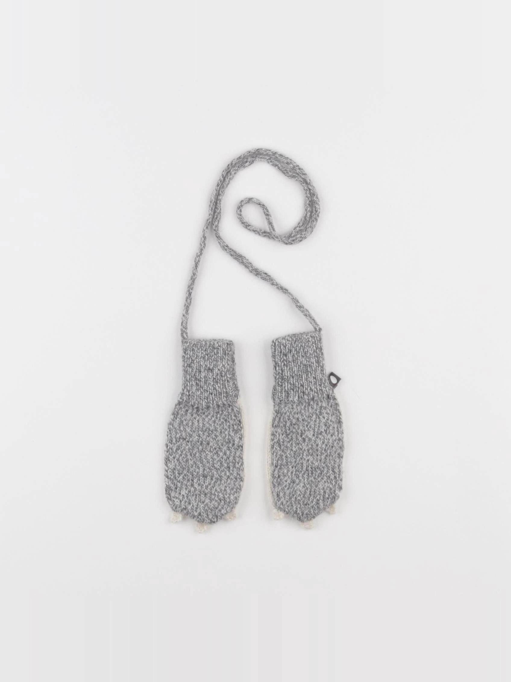 Oeuf NYC - moufles gris - 6/12 mois