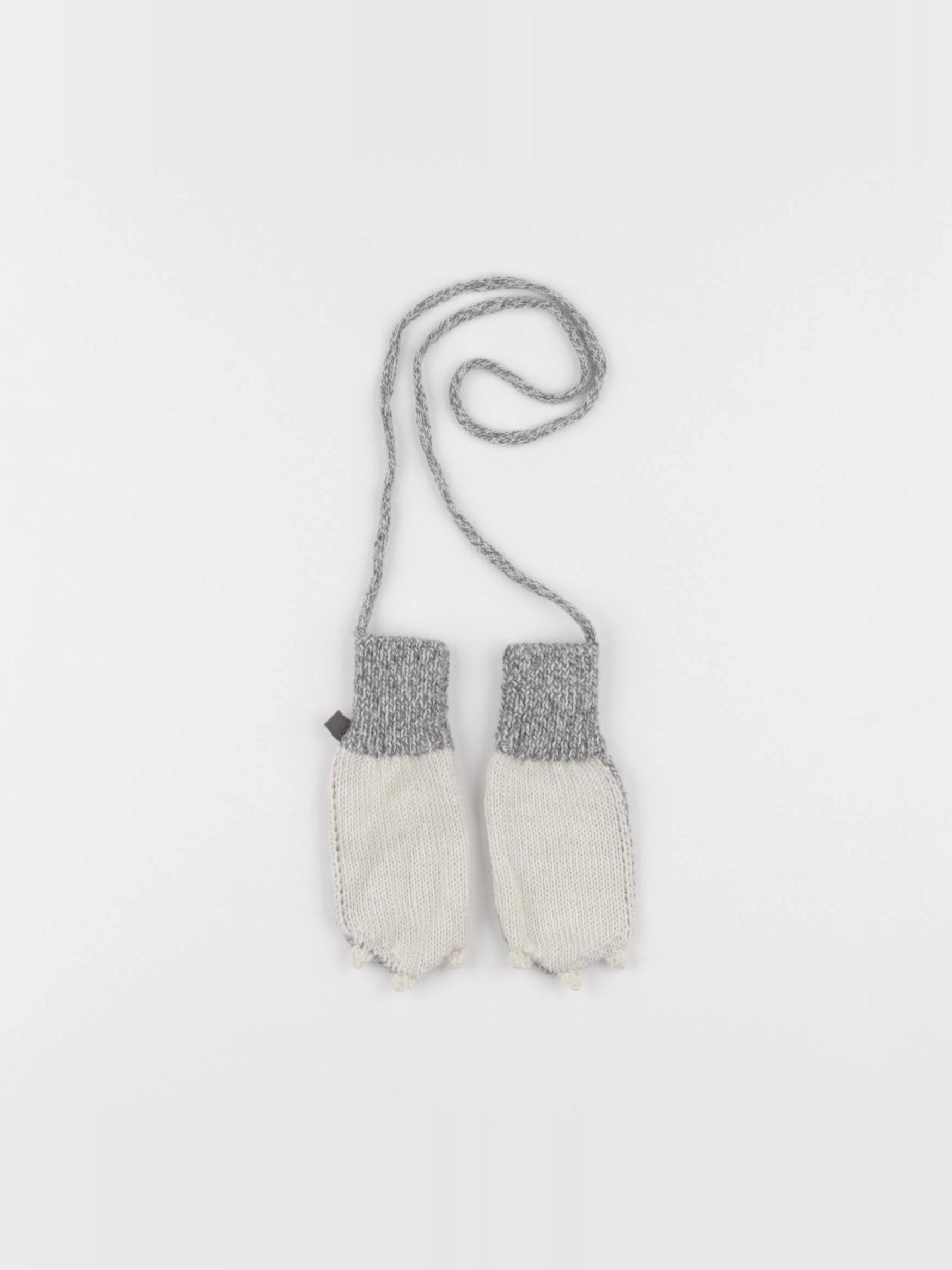 Oeuf NYC - moufles gris - 6/12 mois