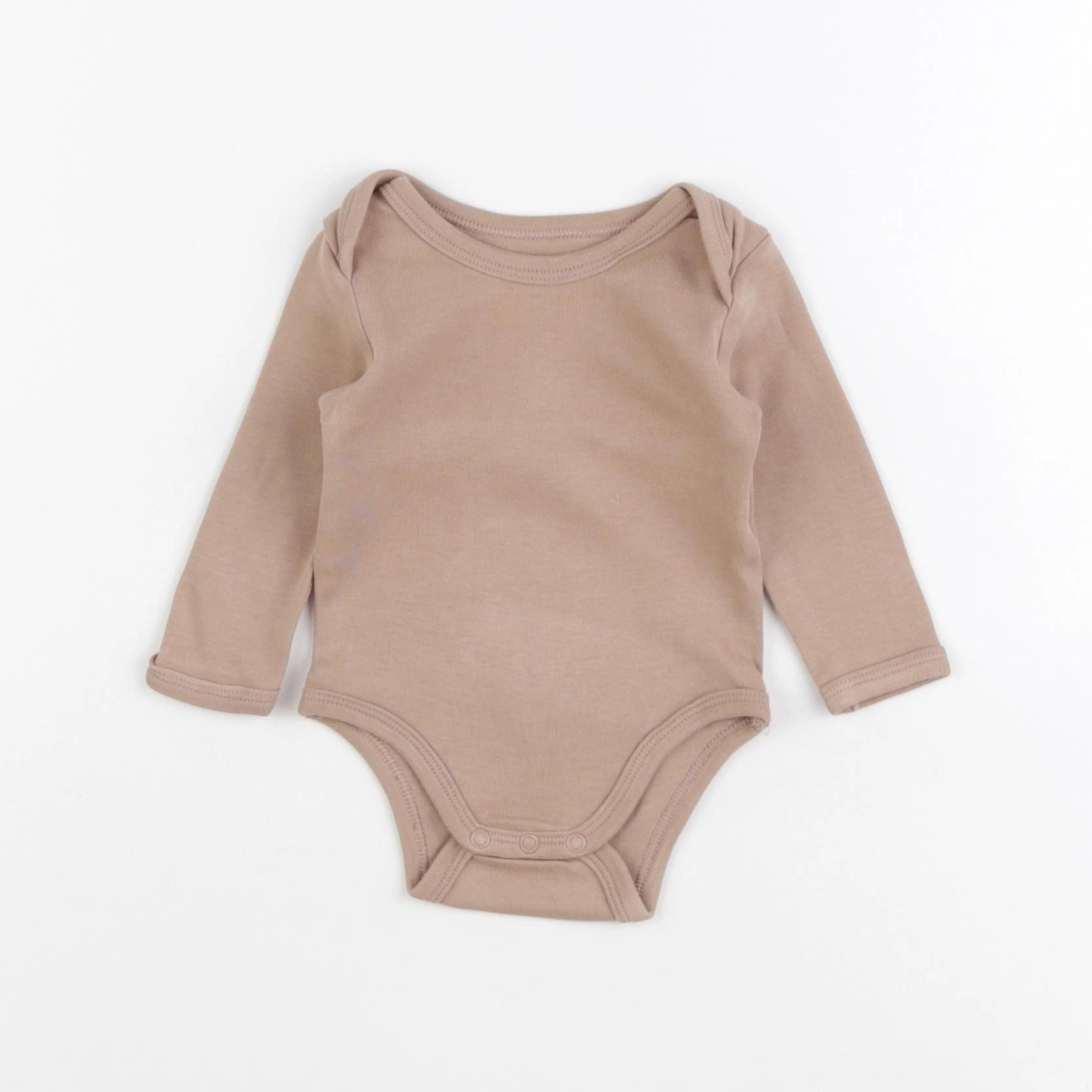 Vertbaudet - body marron - 6 mois