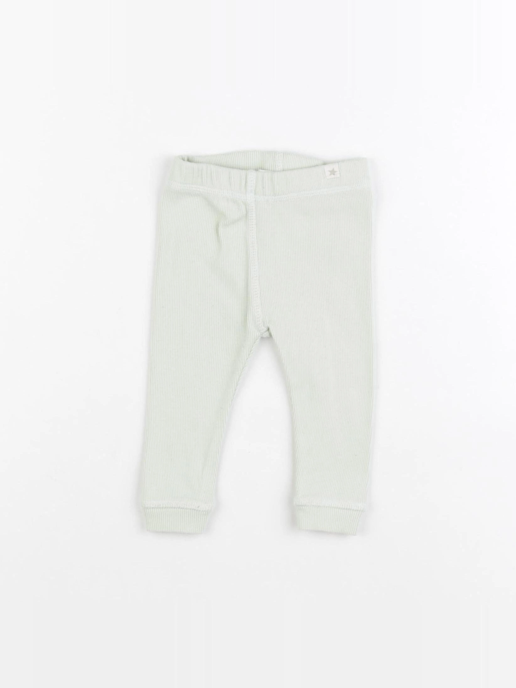 Zara - legging vert - 3/6 mois
