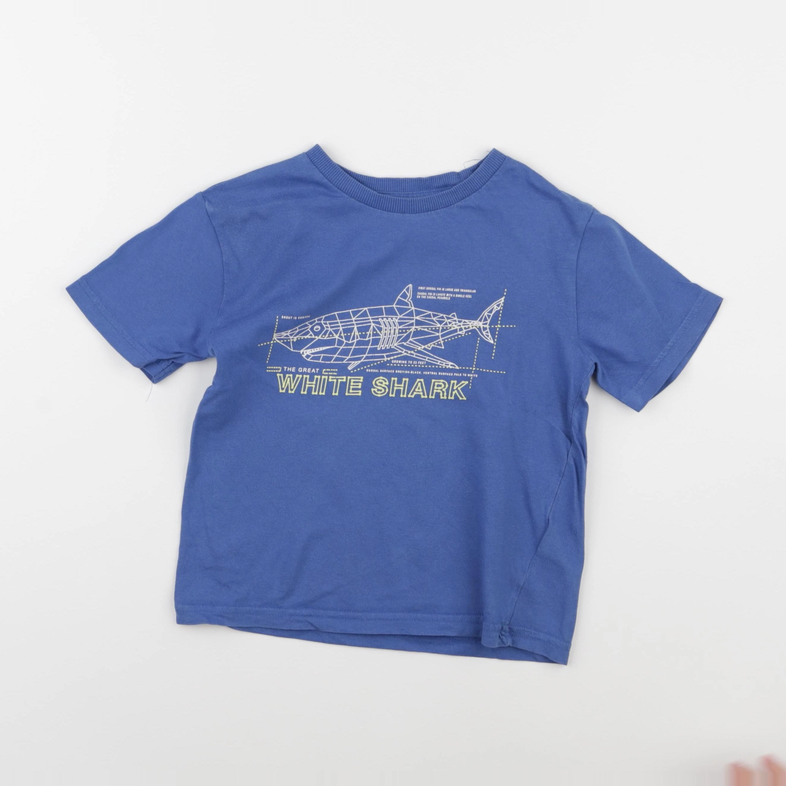 Vertbaudet - tee-shirt bleu - 6 ans