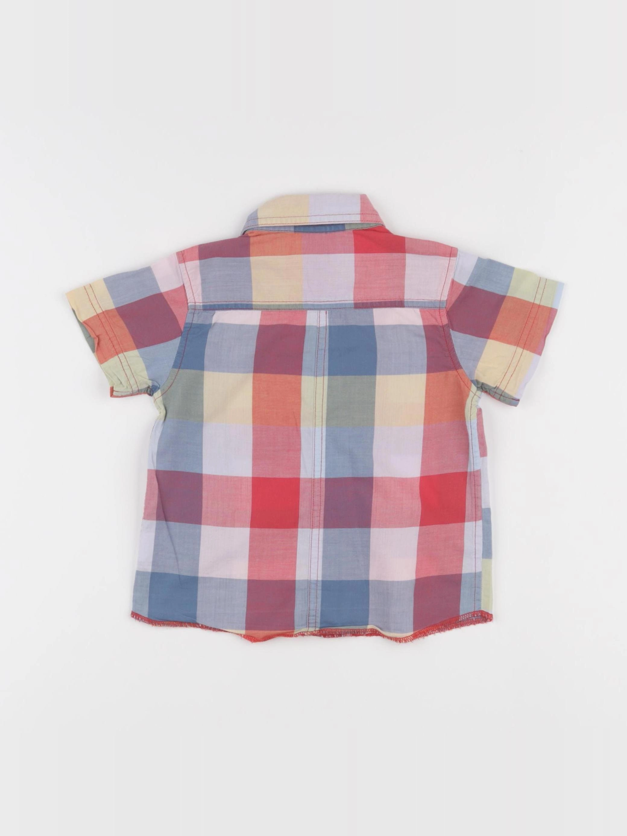 Petit Bateau - chemise multicolore - 18 mois