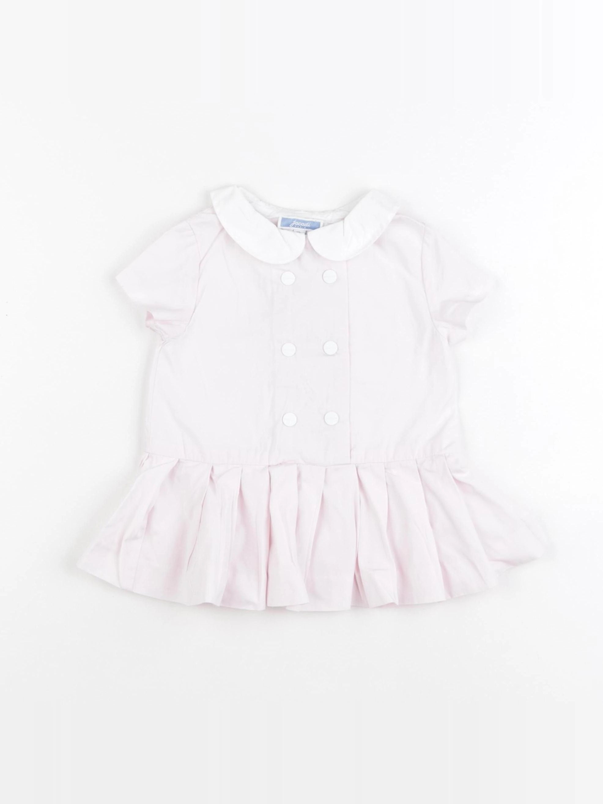 Jacadi - robe rose - 12 mois