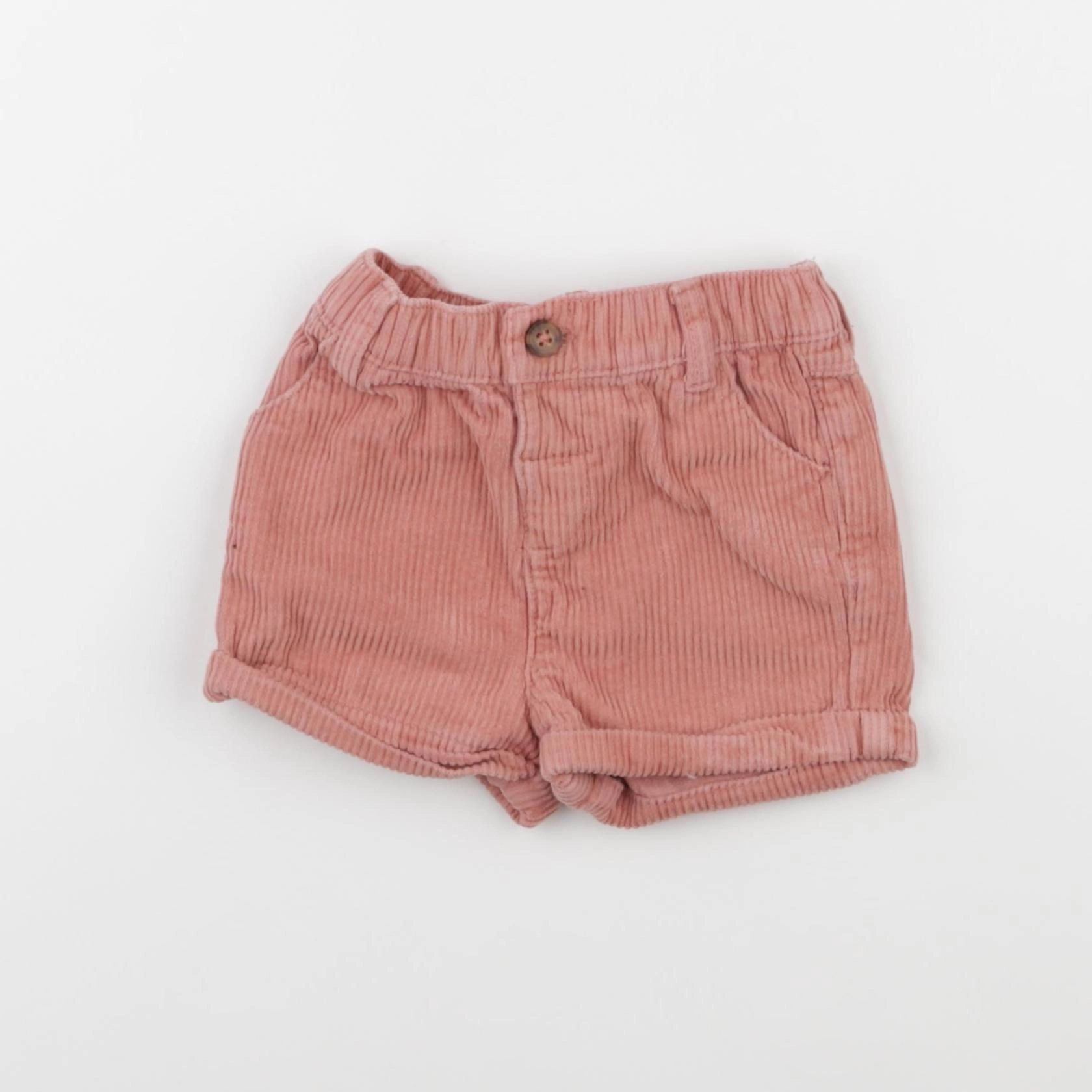 Vertbaudet - short rose - 6 mois