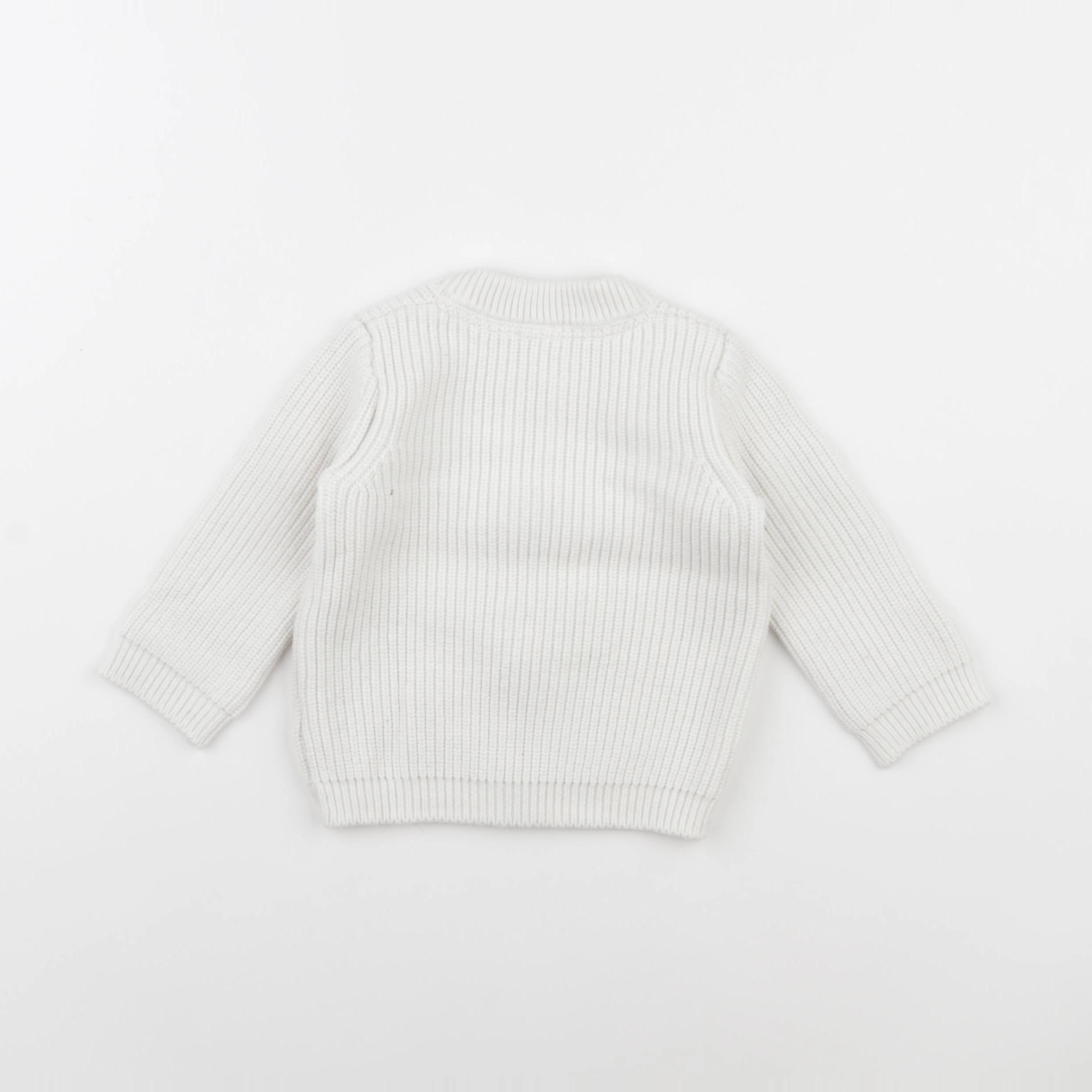 Natalys - pull blanc - 9 mois