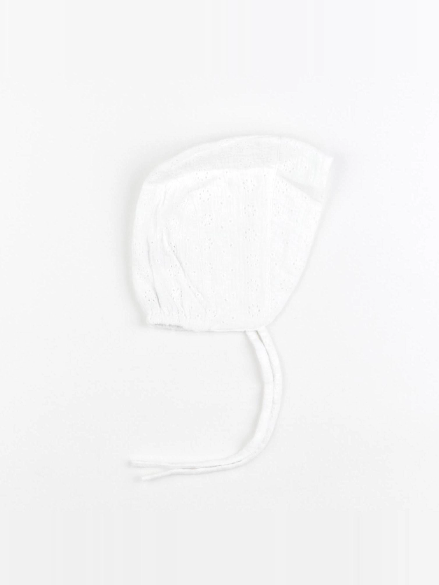 Natalys - chapeau blanc - 6/9 mois